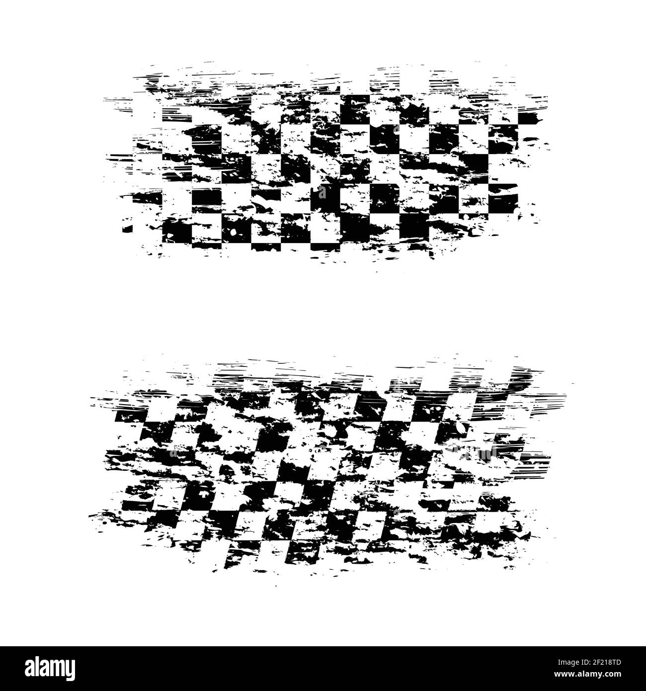 Sport flags grunge silhouettes set Stock Vector