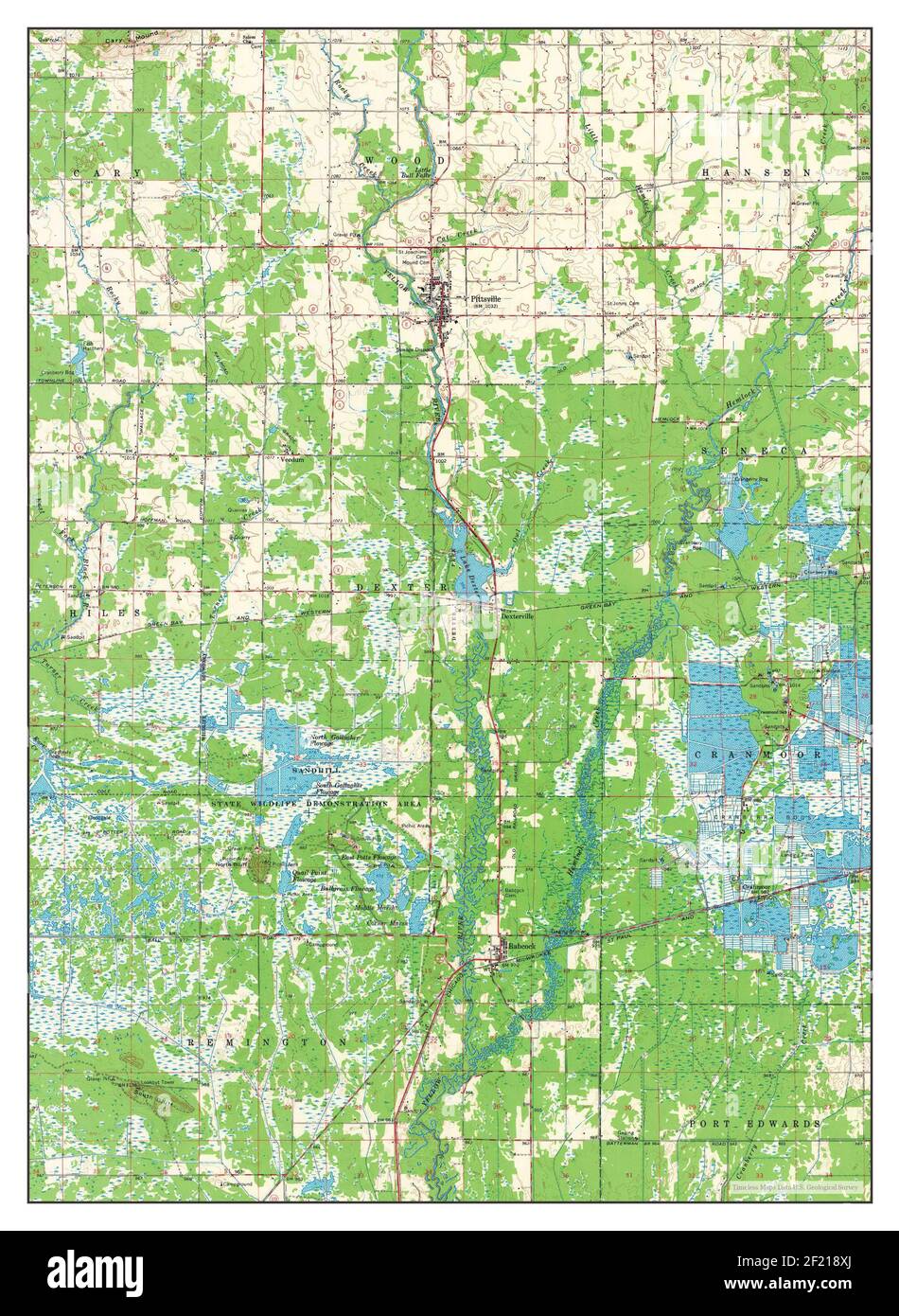 Pittsville map Cut Out Stock Images & Pictures Alamy