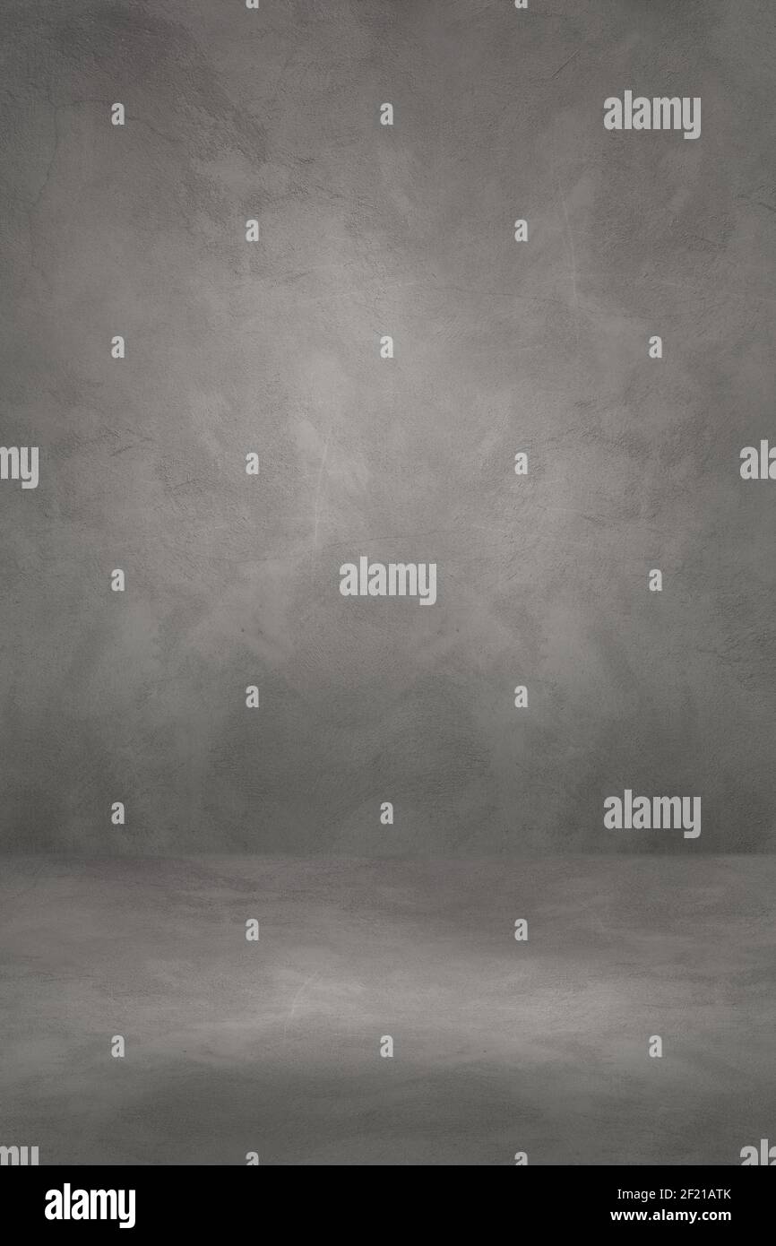 Empty concrete interior background Stock Photo