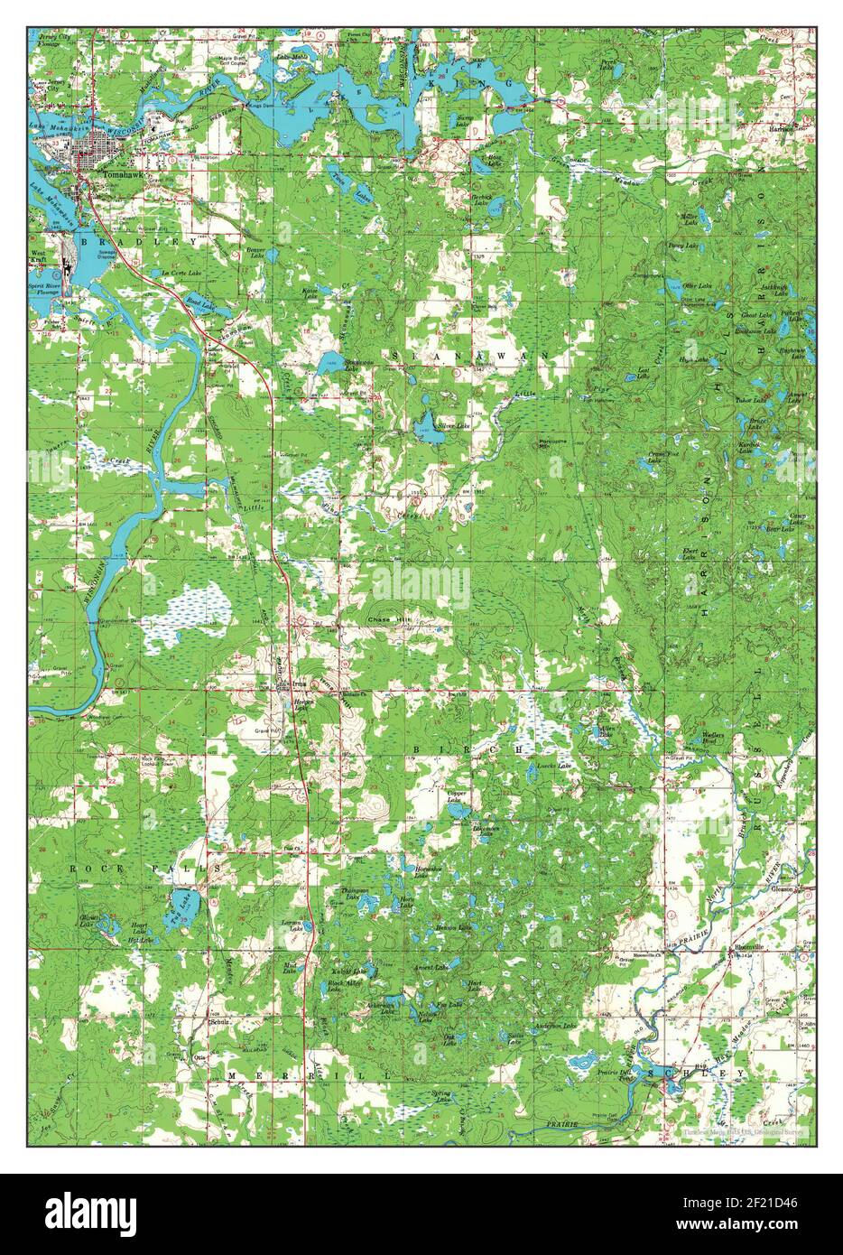 Tomahawk wisconsin map Cut Out Stock Images & Pictures Alamy