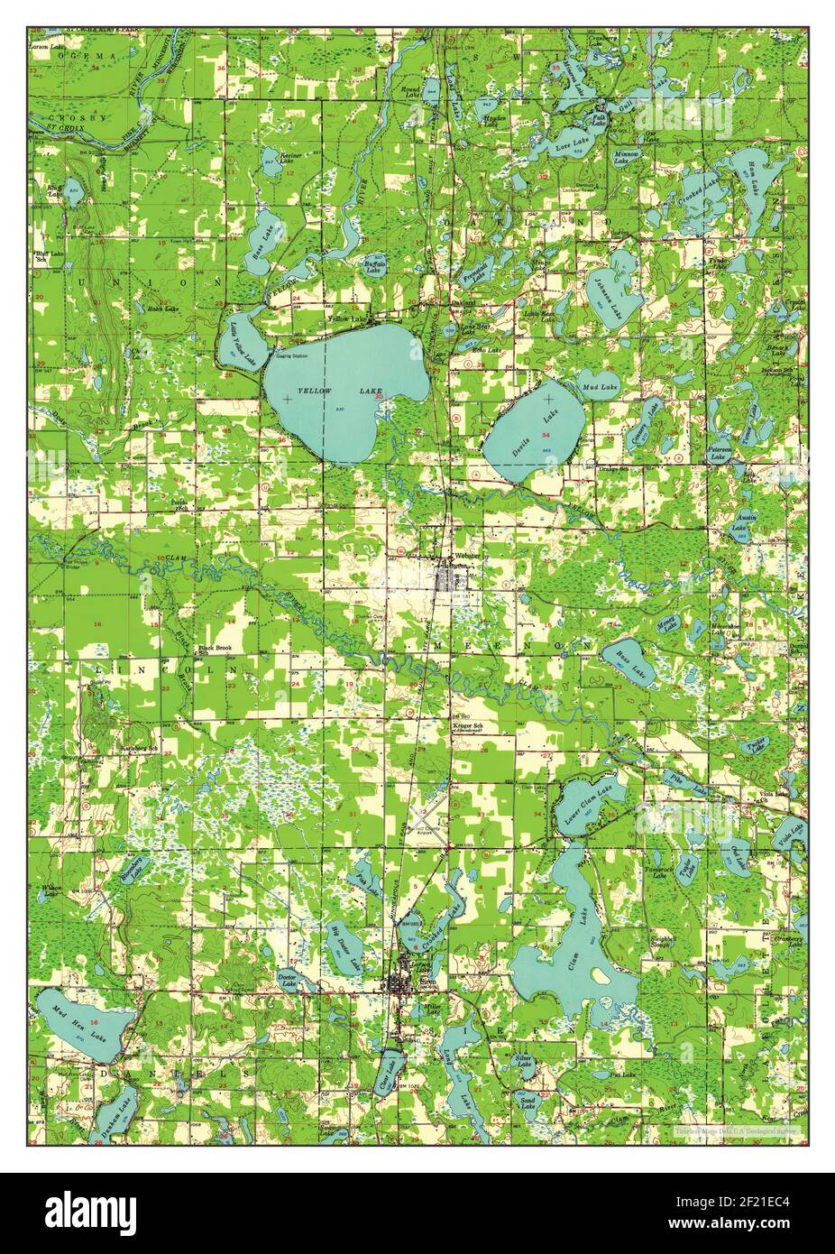 ster, Wisconsin, map 1955, 162500, United States of America by