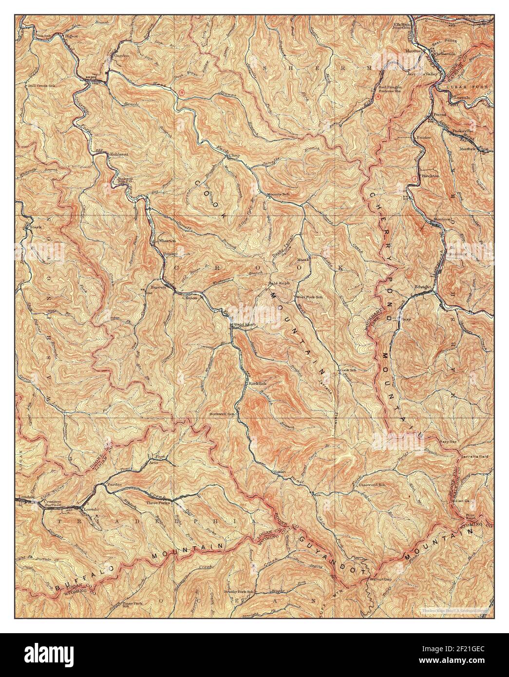 Bald Knob, West Virginia, map 1931, 162500, United States of America