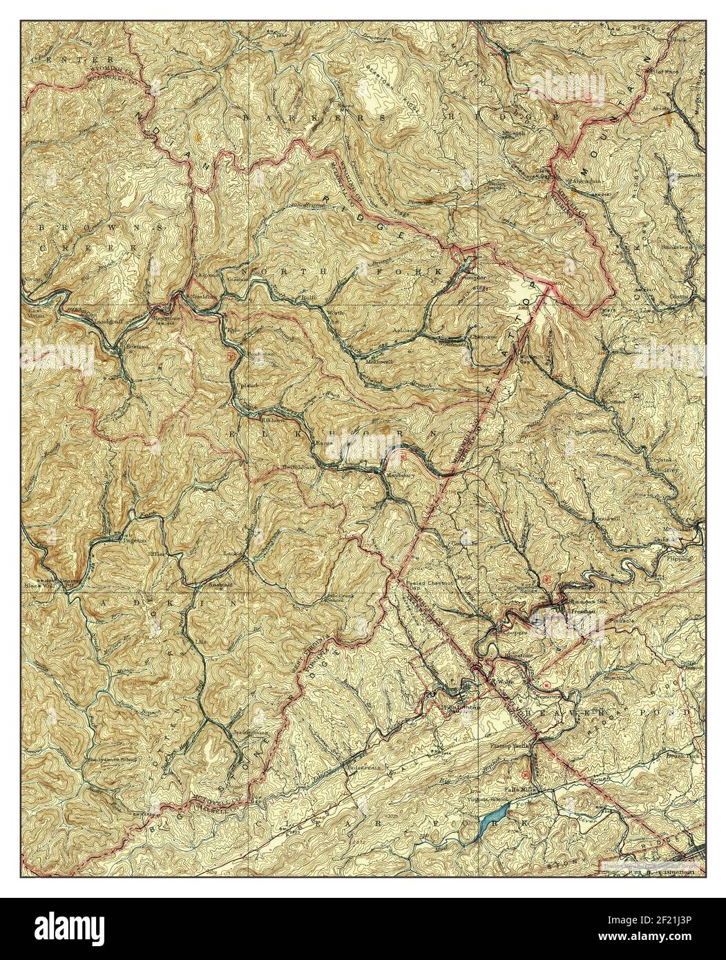 Bramwell, West Virginia, map 1925, 162500, United States of America by