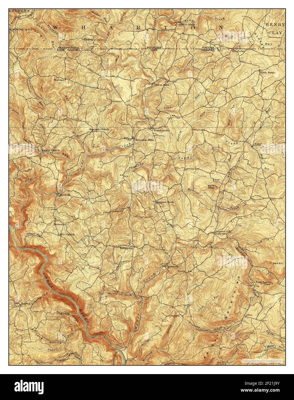 Map of bruceton hires stock photography and images Alamy