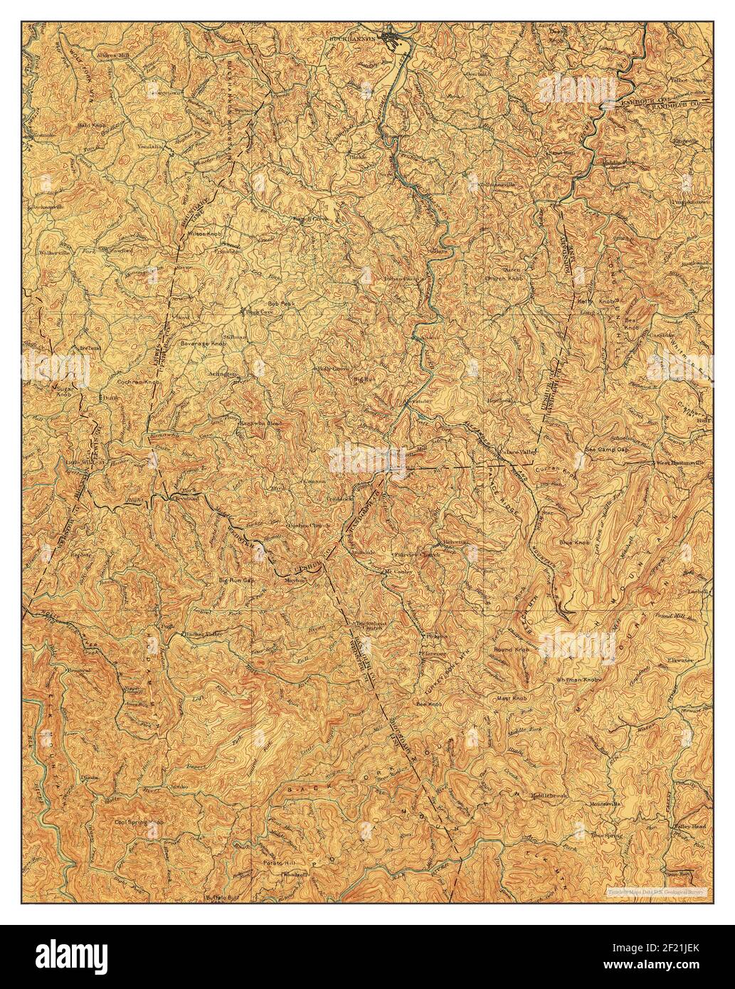 Buckhannon, West Virginia, map 1896, 1125000, United States of America