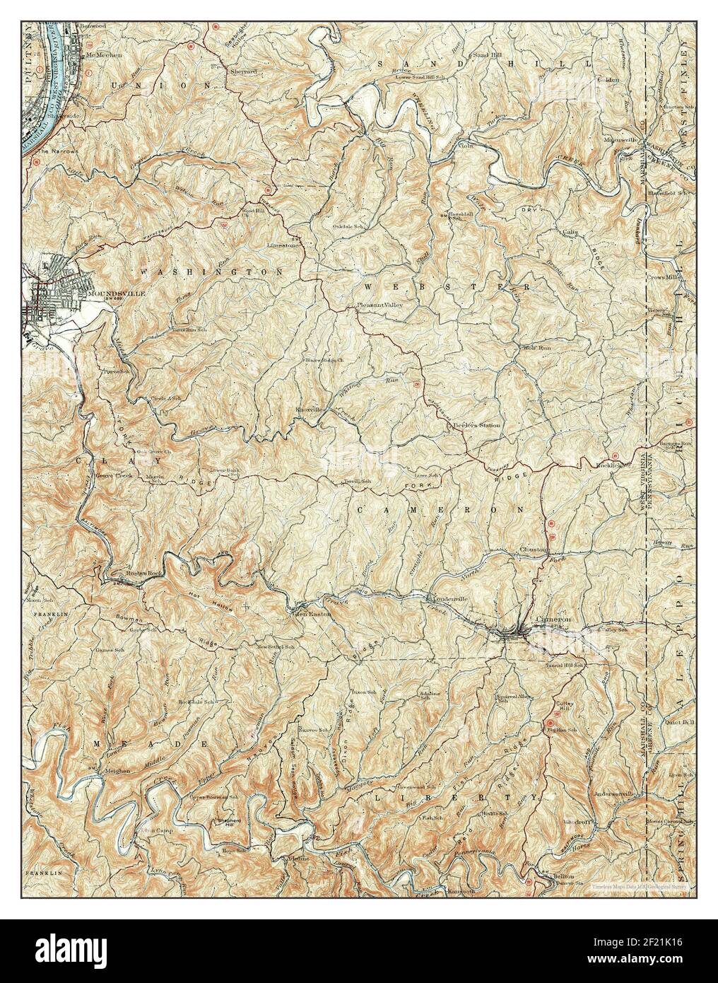 Map of cameron virginia hires stock photography and images Alamy