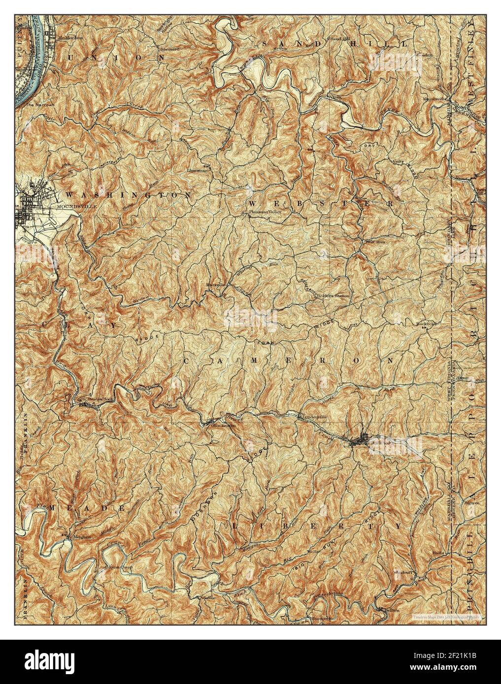 Map of cameron virginia hires stock photography and images Alamy