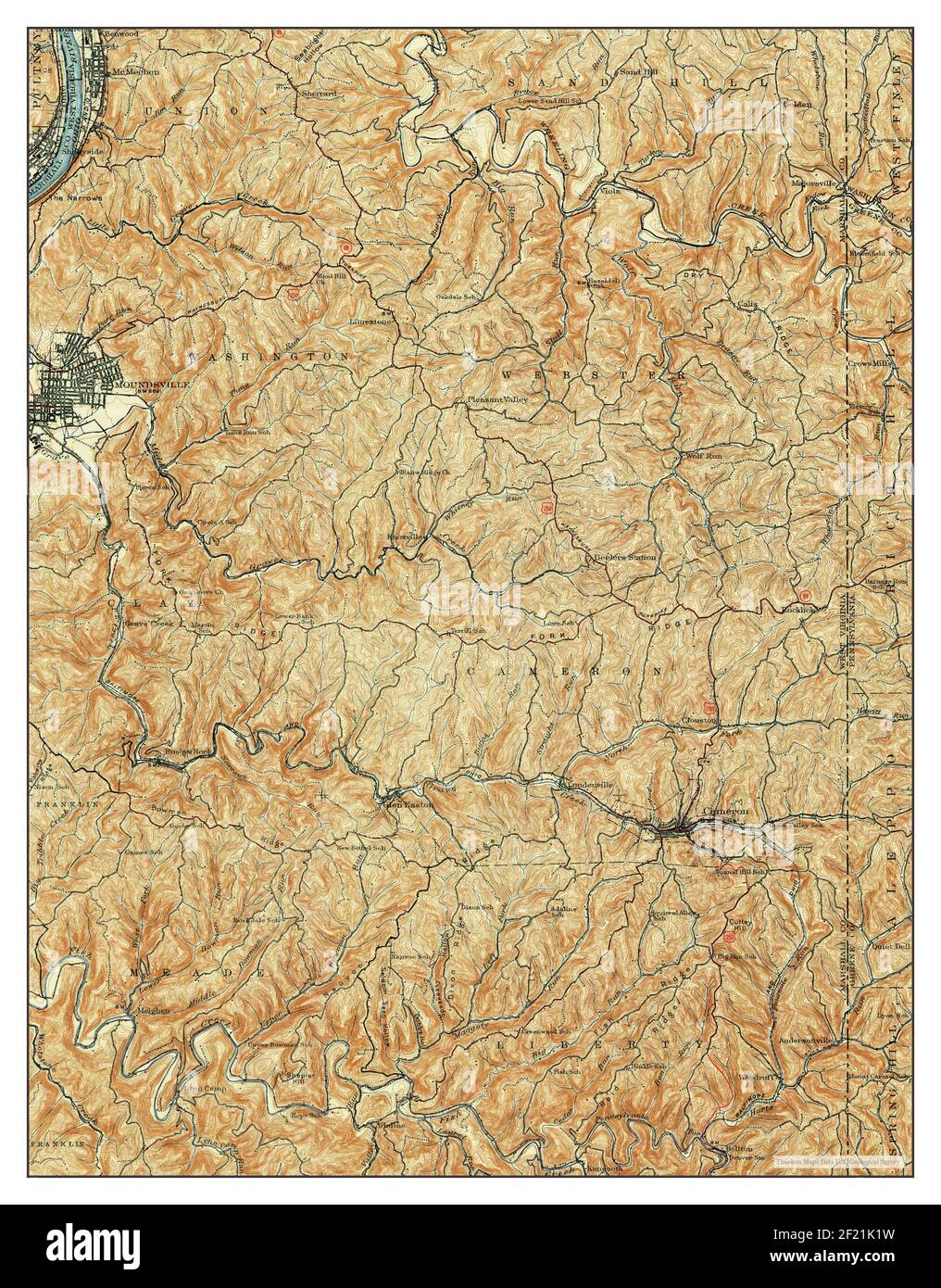 Map of cameron virginia hires stock photography and images Alamy