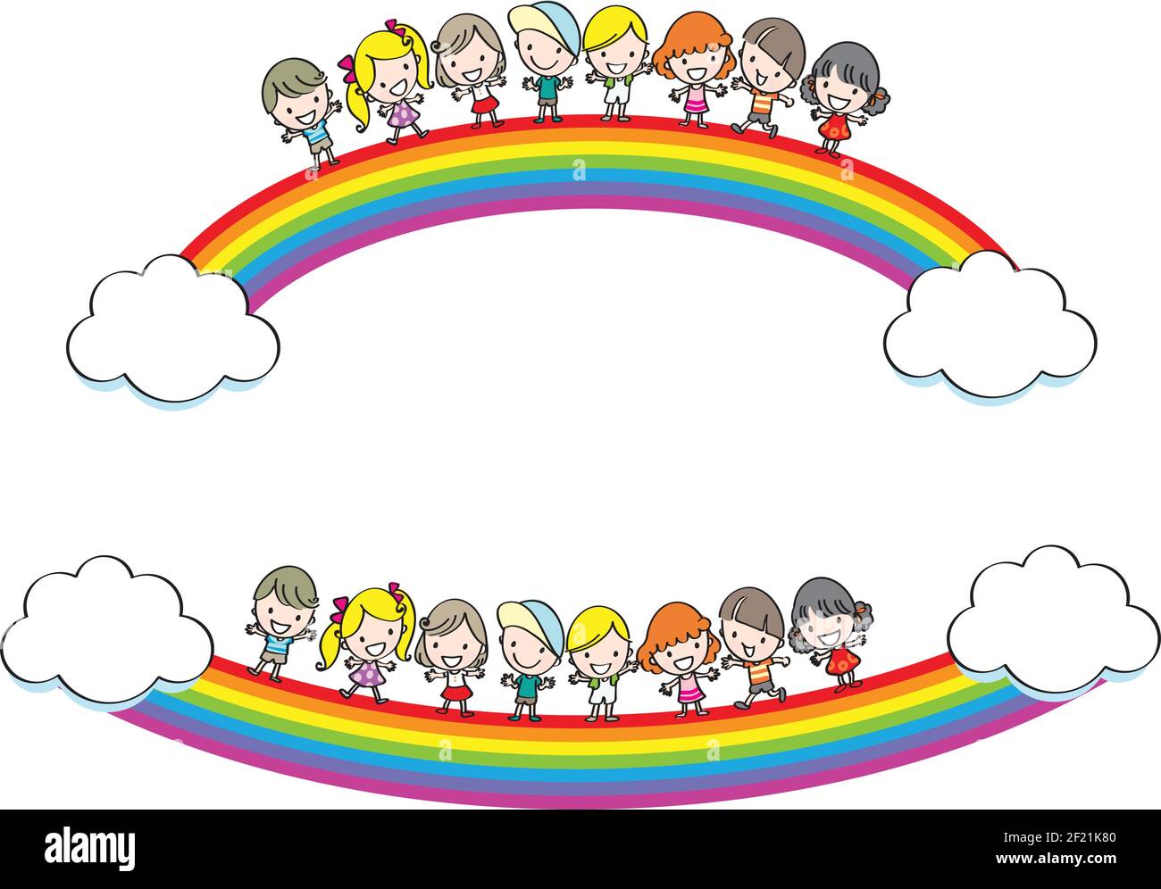 vector cartoon kids with rainbow border frame background Stock Vector Image & Art - Alamy vector cartoon kids with rainbow border frame background Stock Vector Image & Art - Alamy