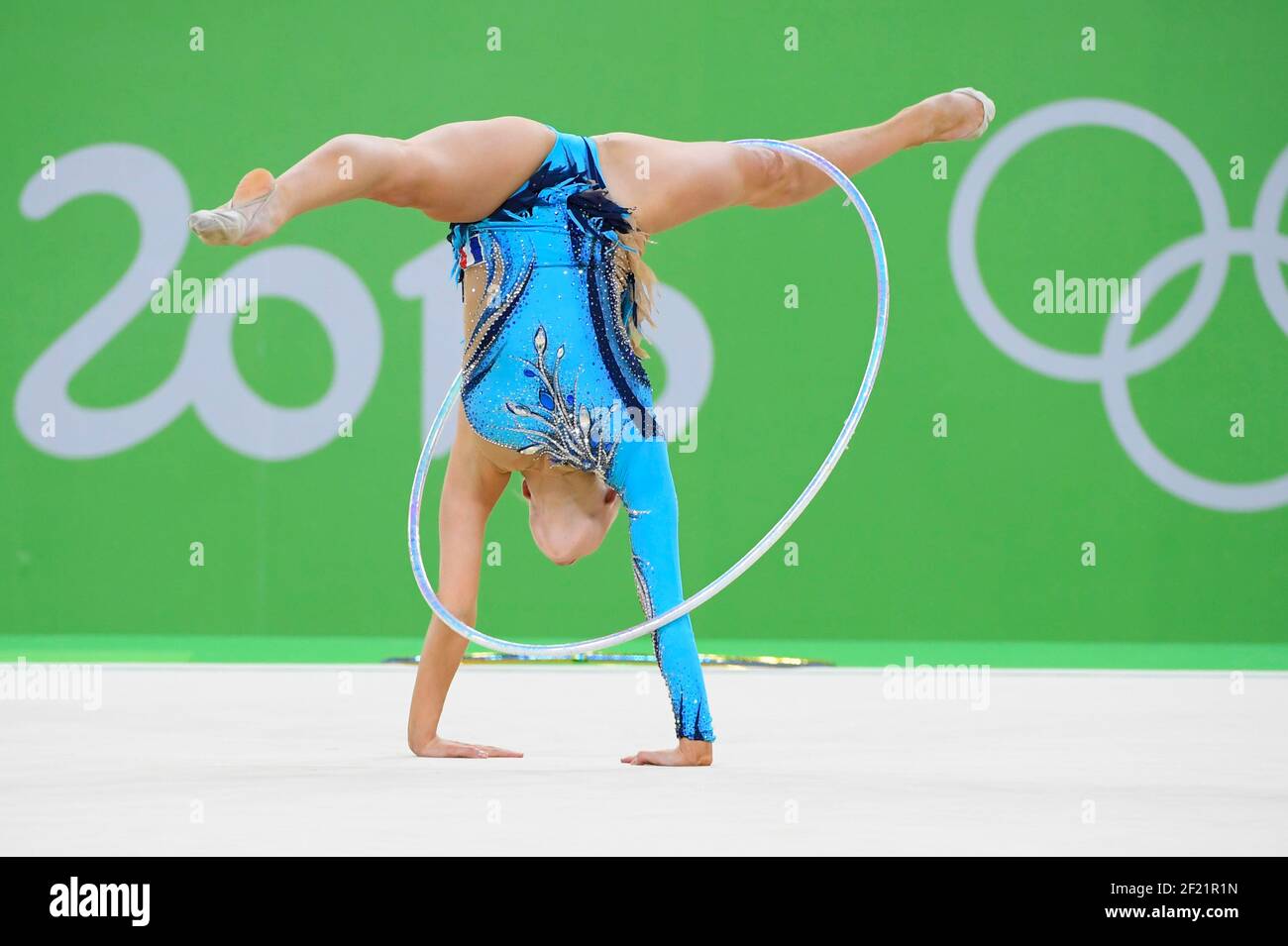 France S Kseniya Moustafaeva Rhythmic Gymnastics During The Olympic Games Rio 16 Rythmic Gymnastics On August 16 In Rio Brazil Photo Julien Crosnier Kmsp Dppi Stock Photo Alamy