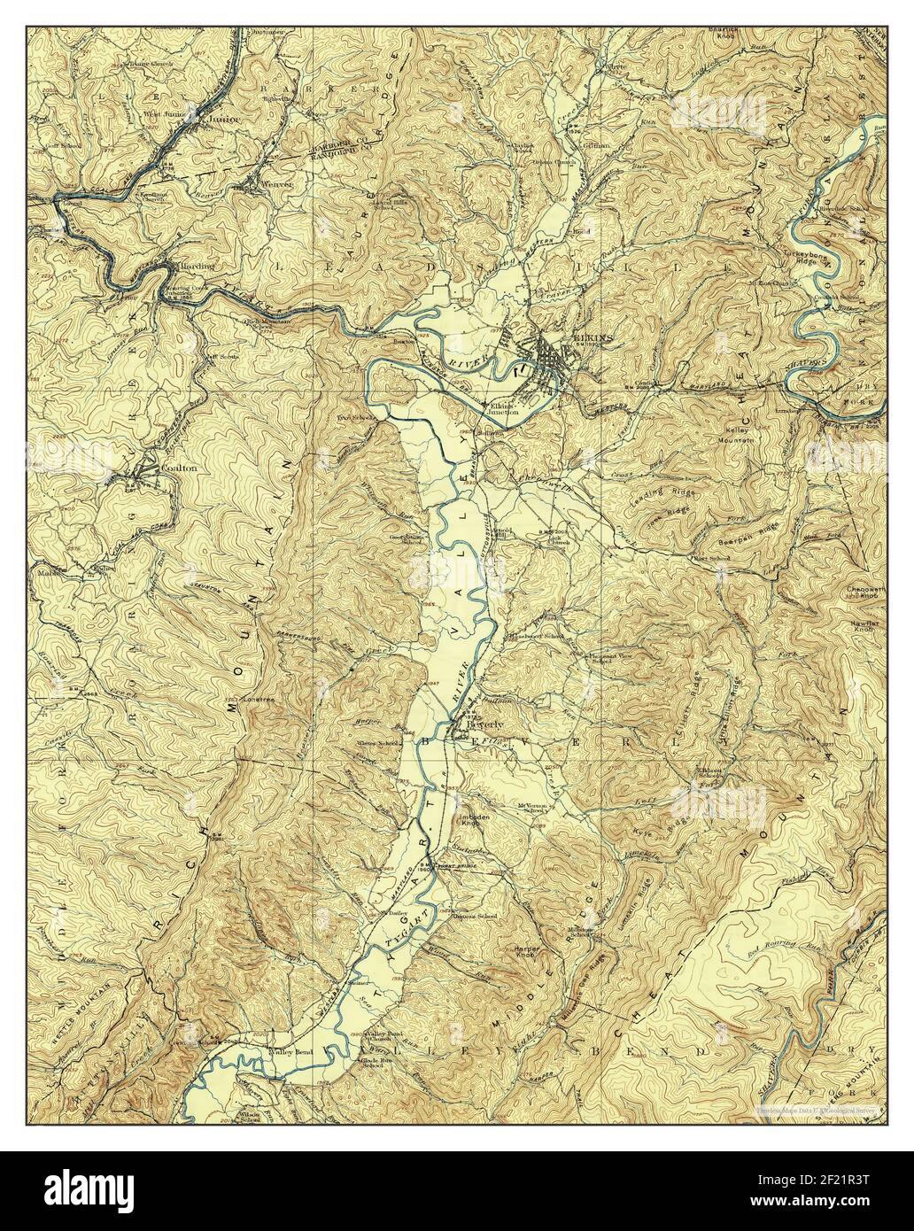Map of elkins virginia hires stock photography and images Alamy