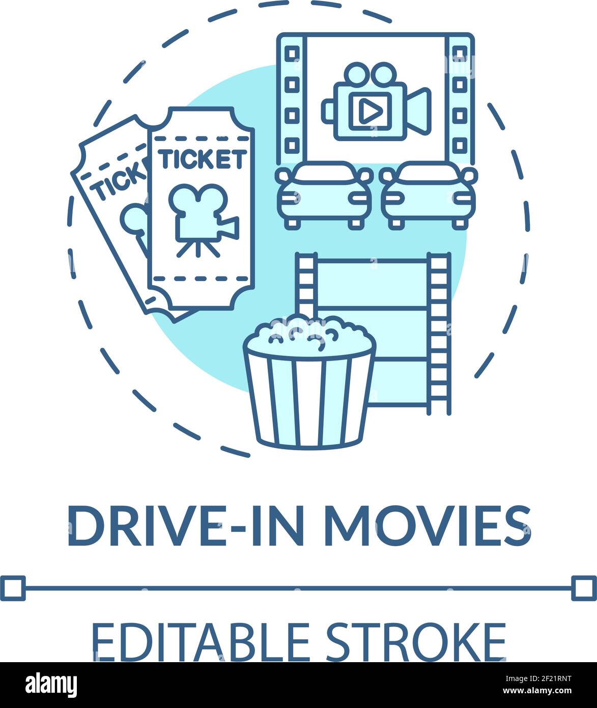 Drive in screen Cut Out Stock Images & Pictures - Alamy