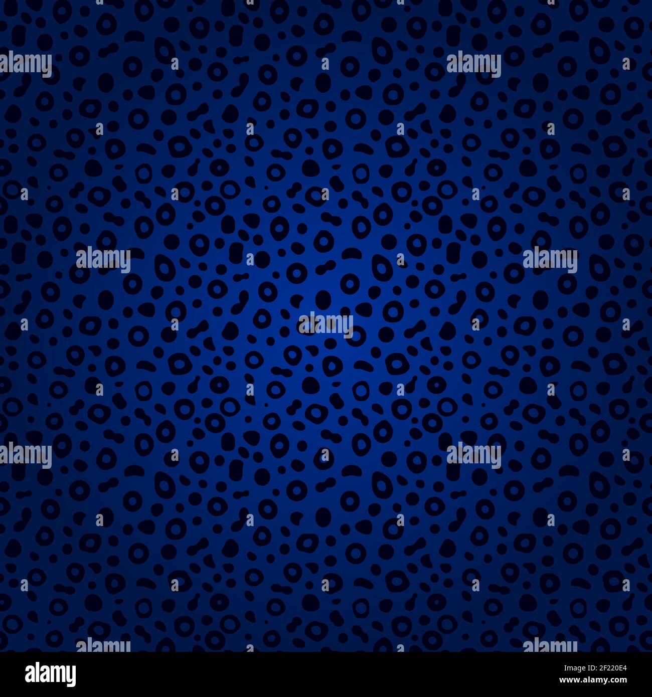Vector Leo Seamless Blue Background on Blue Stock Vector