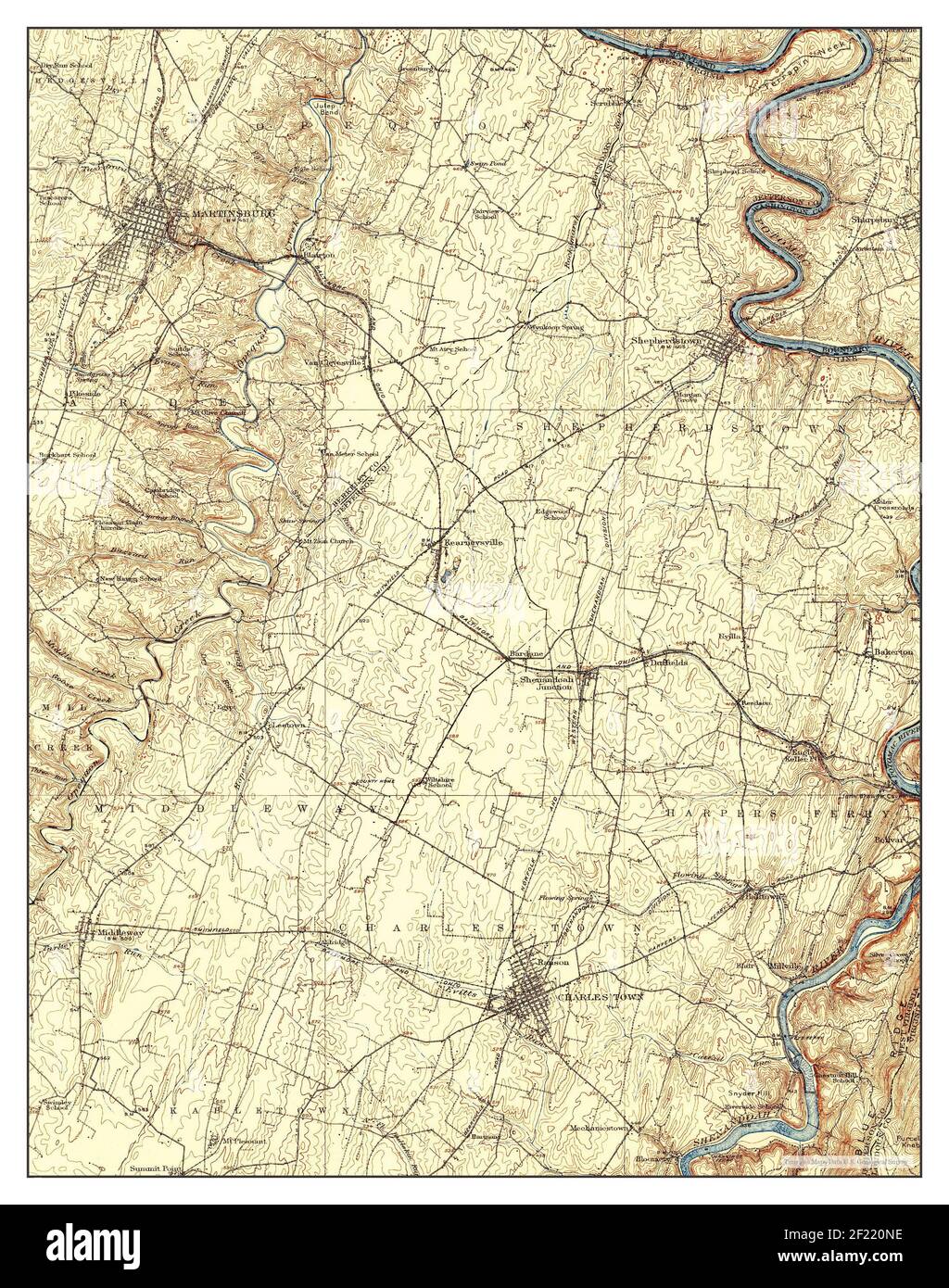 Map of martinsburg hires stock photography and images Alamy