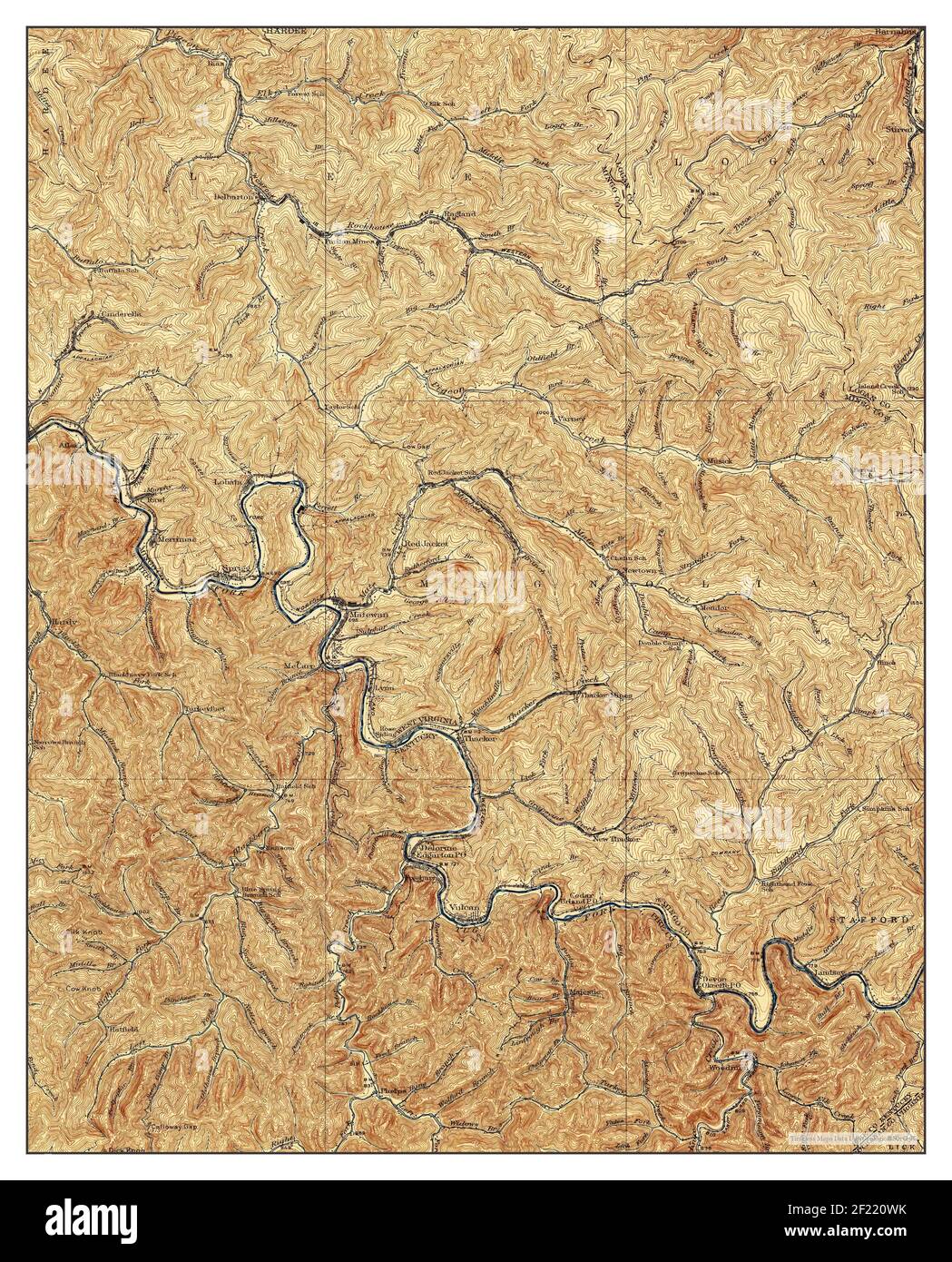 Matewan West Virginia Map Matewan, West Virginia, Map 1928, 1:62500, United States Of America By  Timeless Maps, Data U.s. Geological Survey Stock Photo - Alamy
