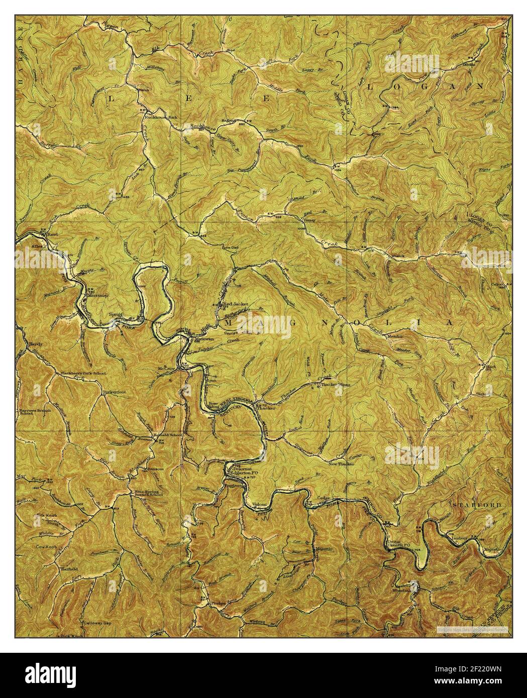 Matewan West Virginia Map Matewan West Virginia High Resolution Stock Photography And Images - Alamy