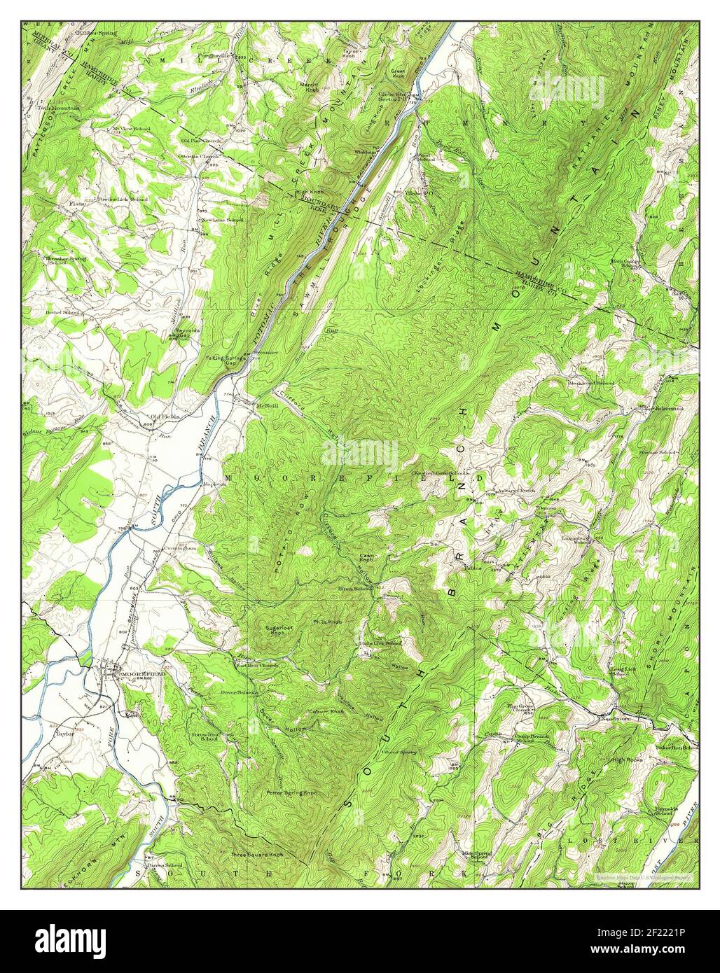 Moorefield west virginia map hires stock photography and images Alamy