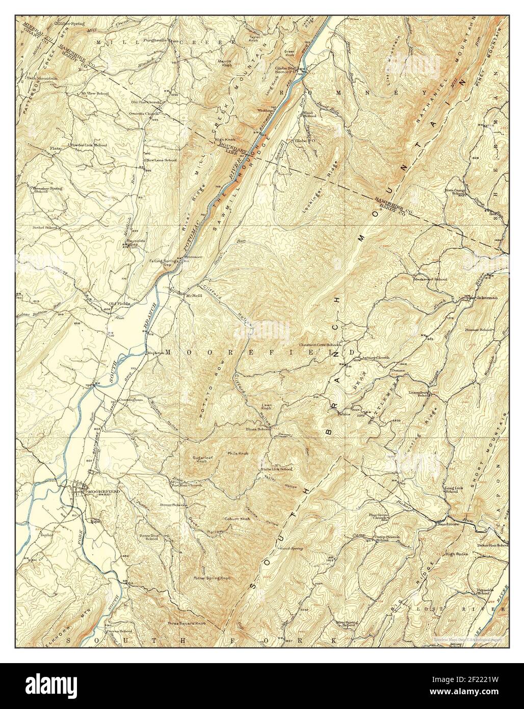 Moorefield west virginia map Cut Out Stock Images & Pictures Alamy