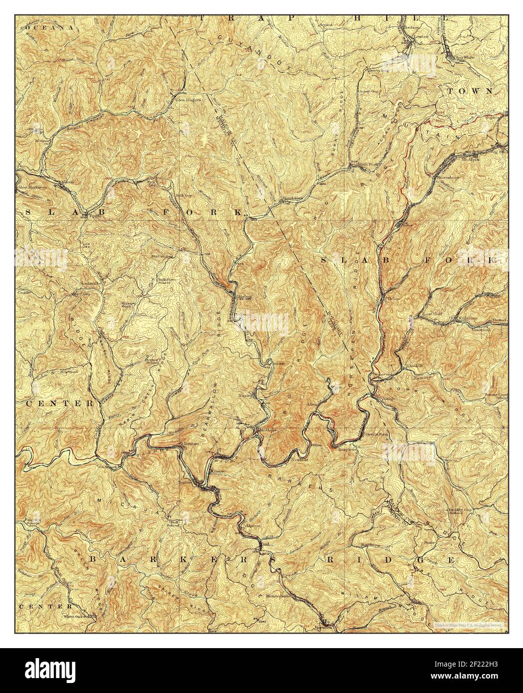 Mullens, West Virginia, map 1927, 162500, United States of America by Timeless Maps, data U.S