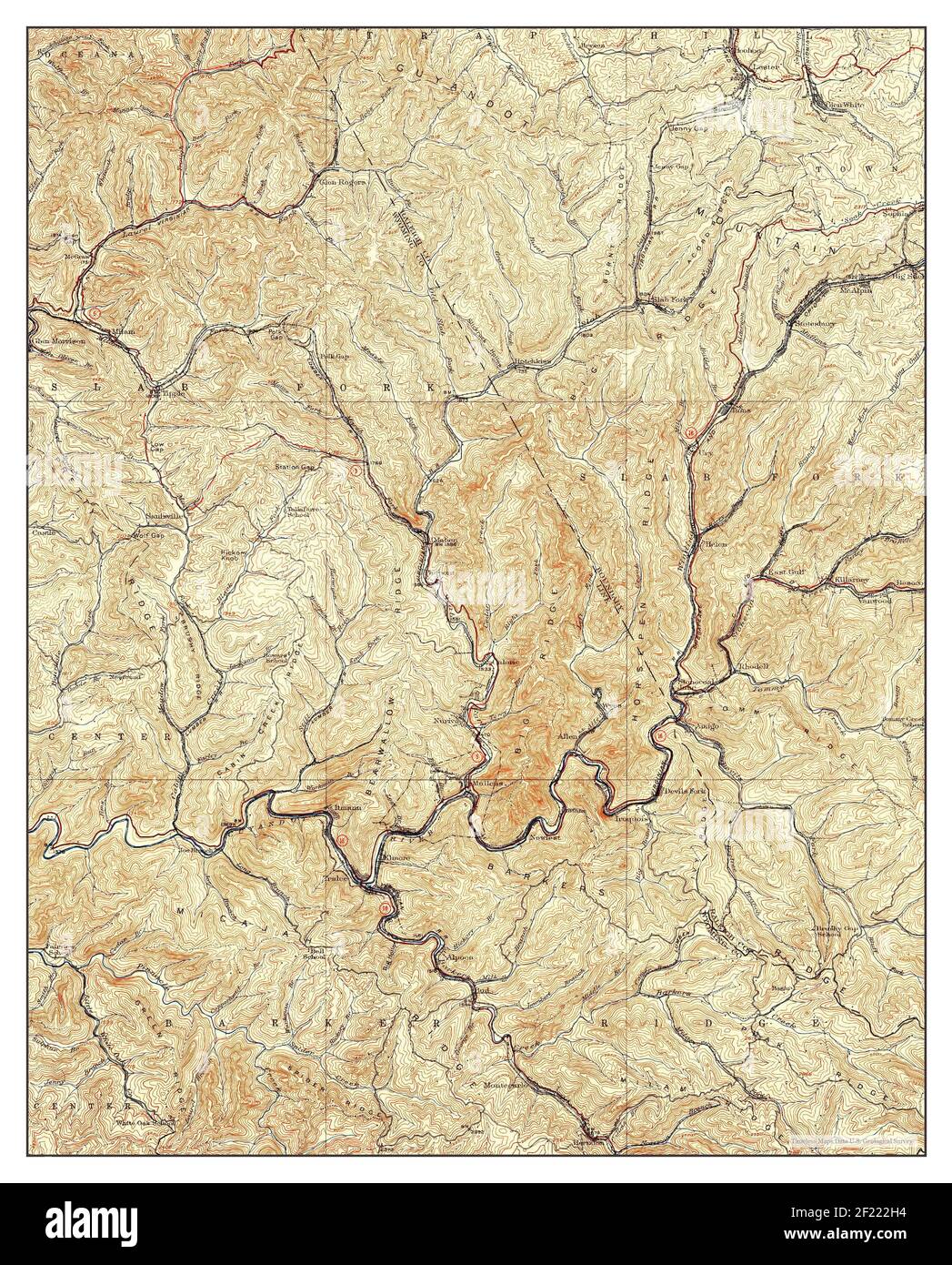 Mullens West Virginia Map 1925 1 62500 United States Of America By Timeless Maps Data U S 