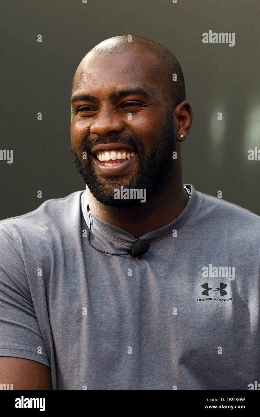 Teddy Riner during the launch of his new manufacturer Under Armour, in Paris,  France, on February 15, 2017 - Photo Philippe Millereau / KMSP / DPPI Stock  Photo - Alamy