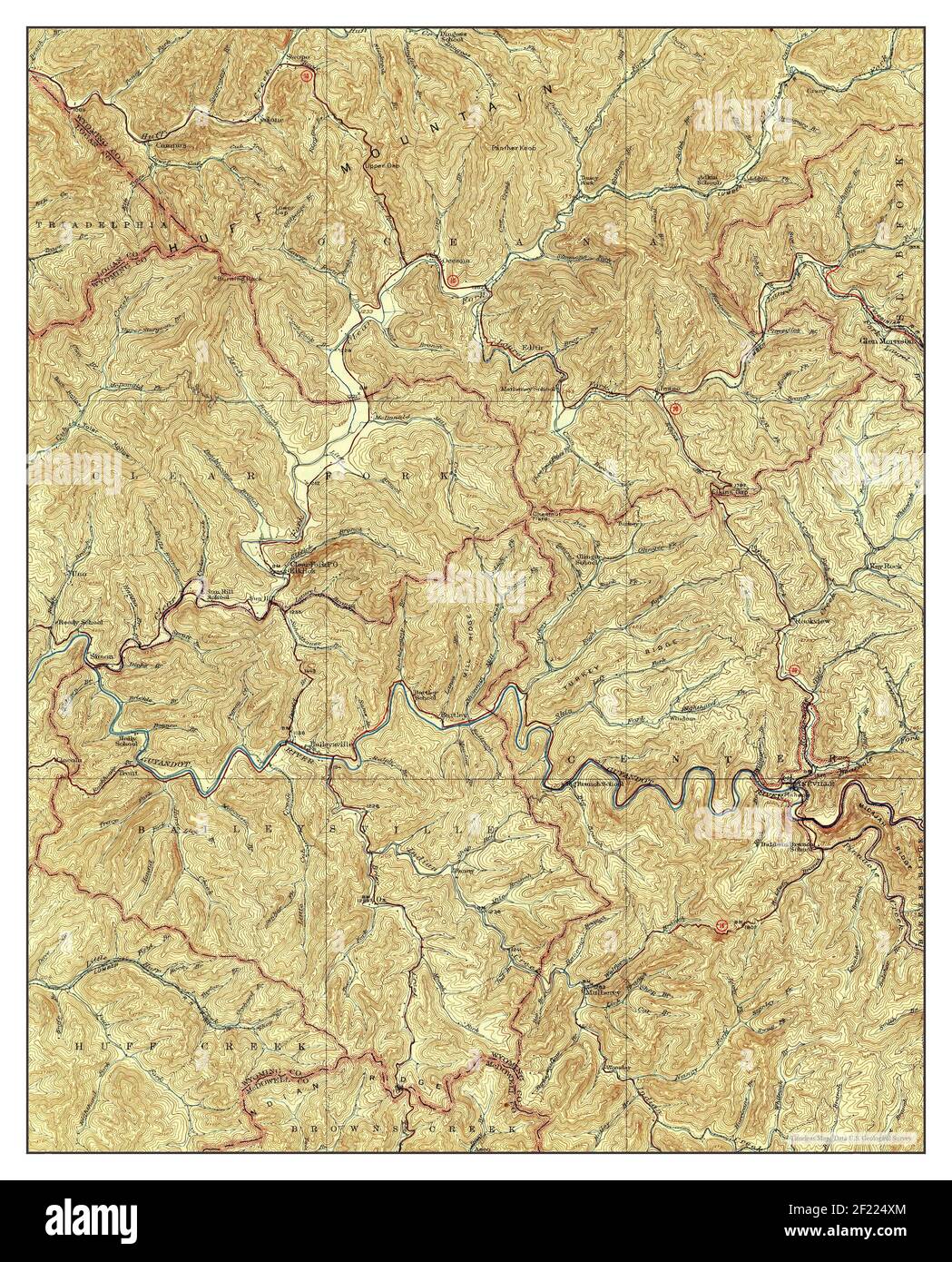 Pineville map hires stock photography and images Alamy