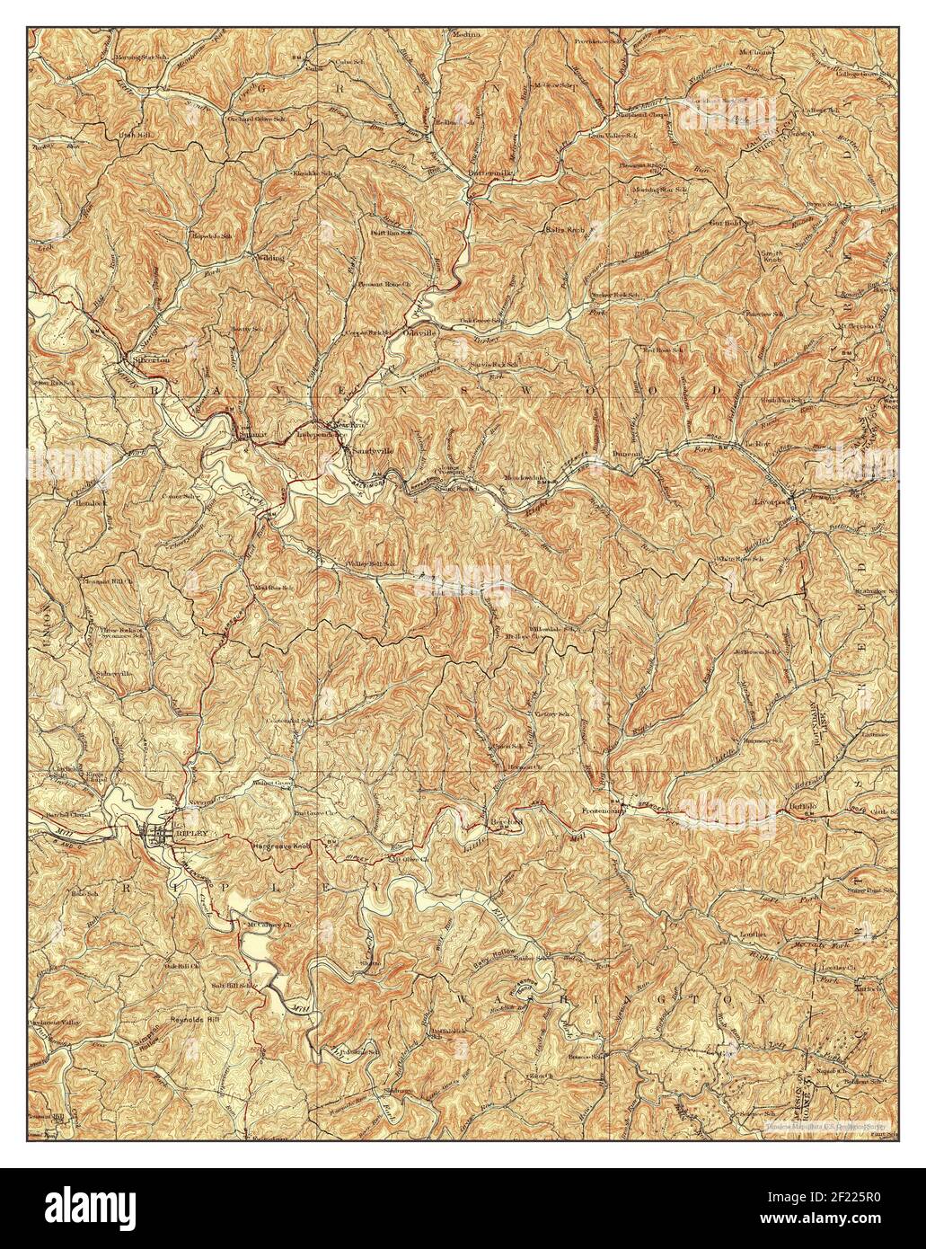 Ripley virginia map Cut Out Stock Images & Pictures Alamy