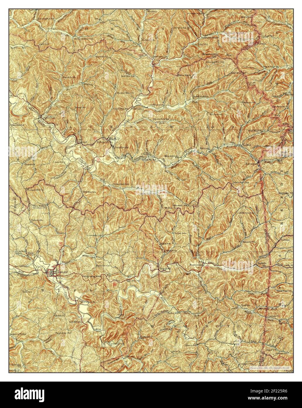 Map of ripley virginia hires stock photography and images Alamy