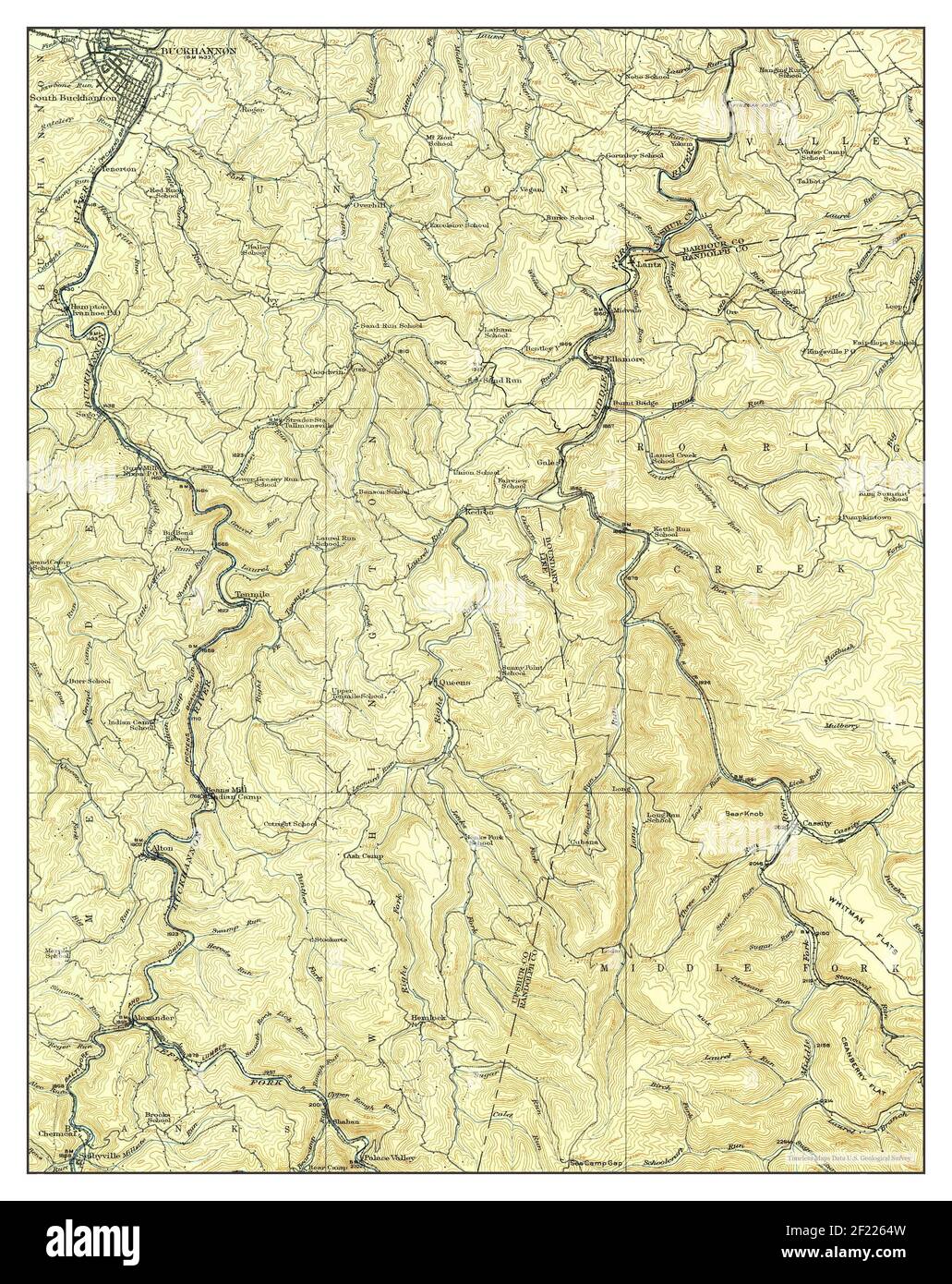 Sago, West Virginia, map 1914, 1:62500, United States of America by Timeless Maps, data U.S. Geological Survey Stock Photo