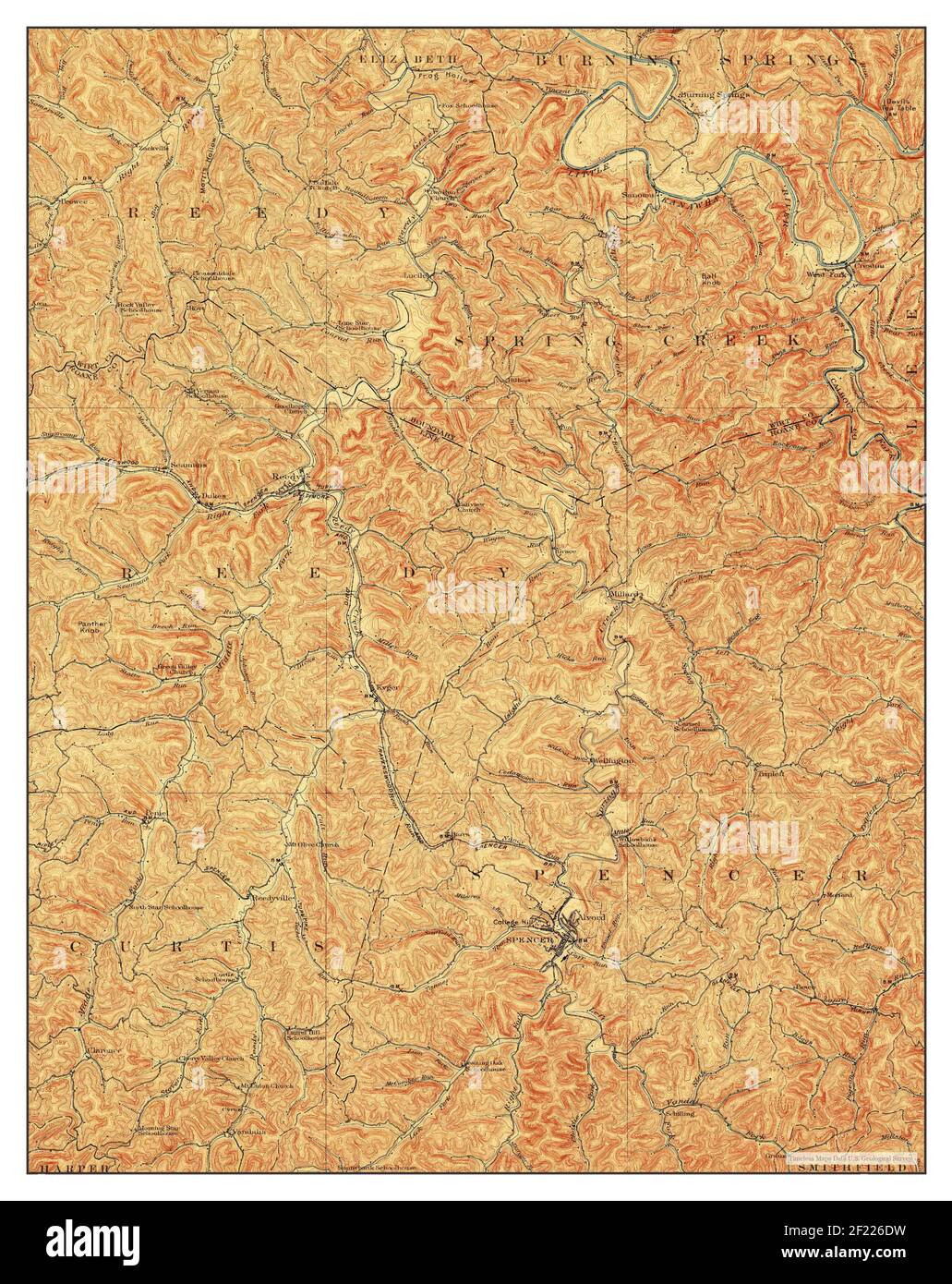 Spencer West Virginia Map Spencer, West Virginia, Map 1907, 1:62500, United States Of America By  Timeless Maps, Data U.s. Geological Survey Stock Photo - Alamy