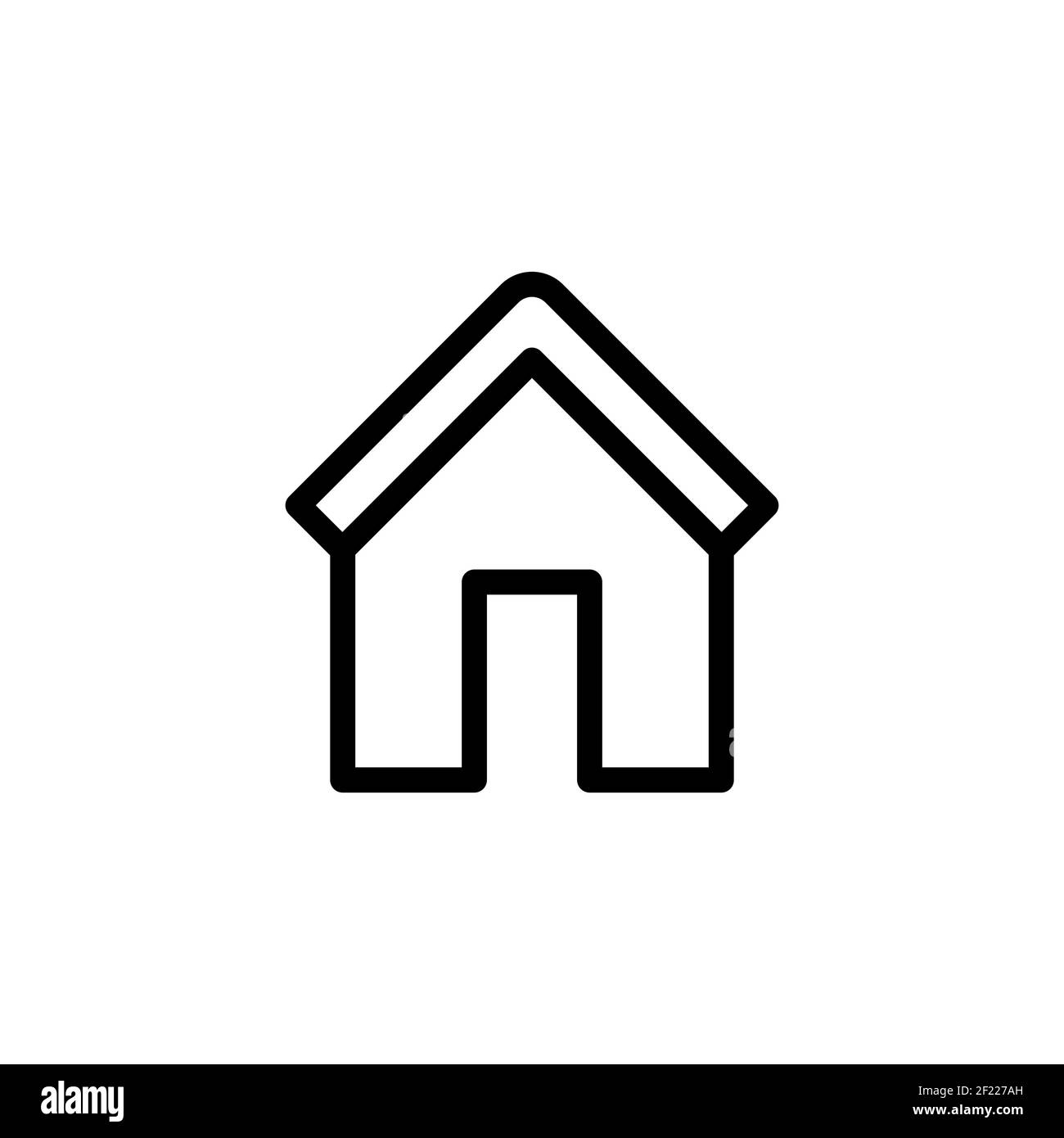 Home Icon Logo Vector design illustration. Simple House logo icon vector in  flat design illustration template. Trendy Home vector icon flat design for  Stock Vector Image & Art - Alamy