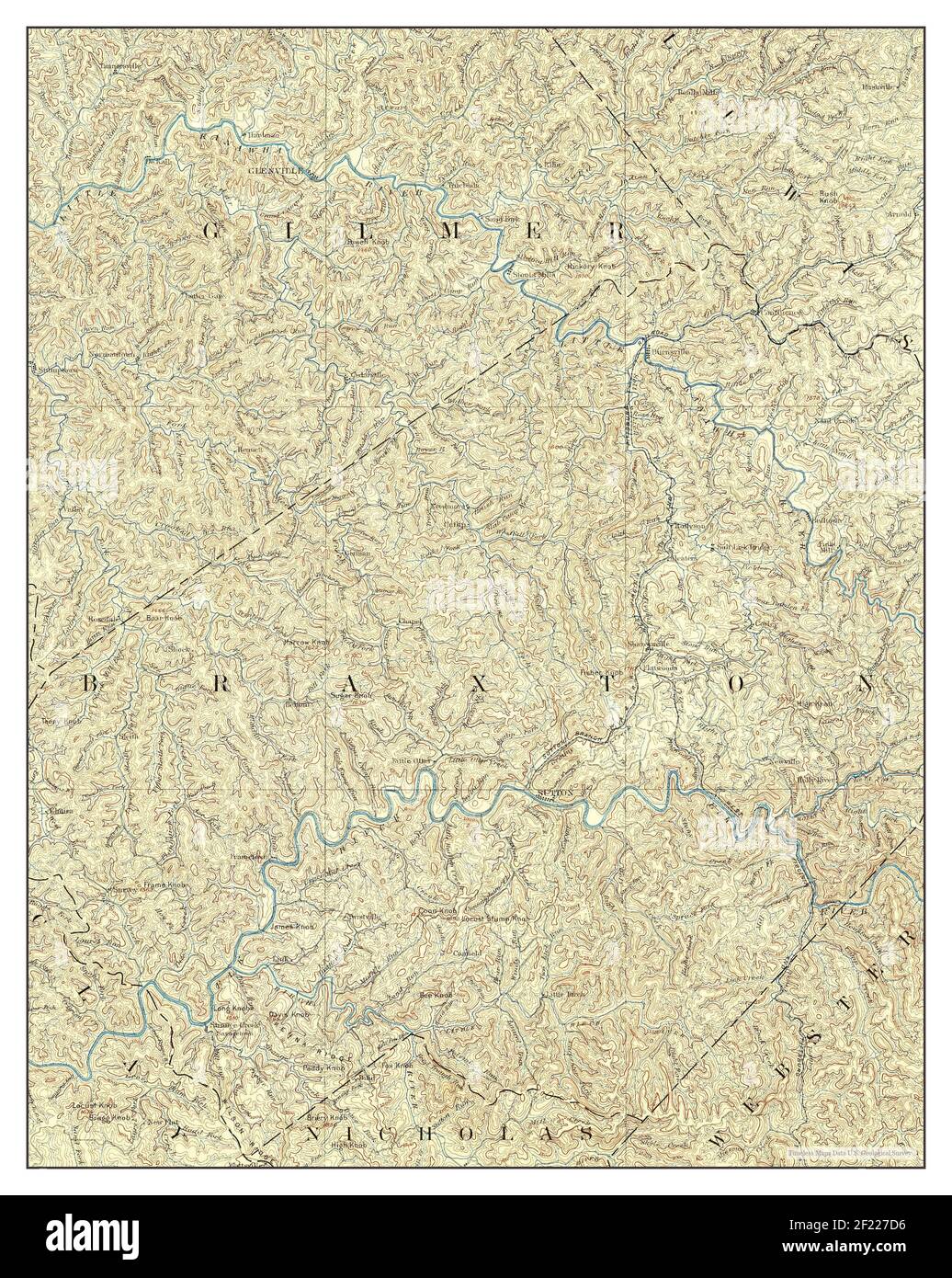 Map of sutton virginia hires stock photography and images Alamy