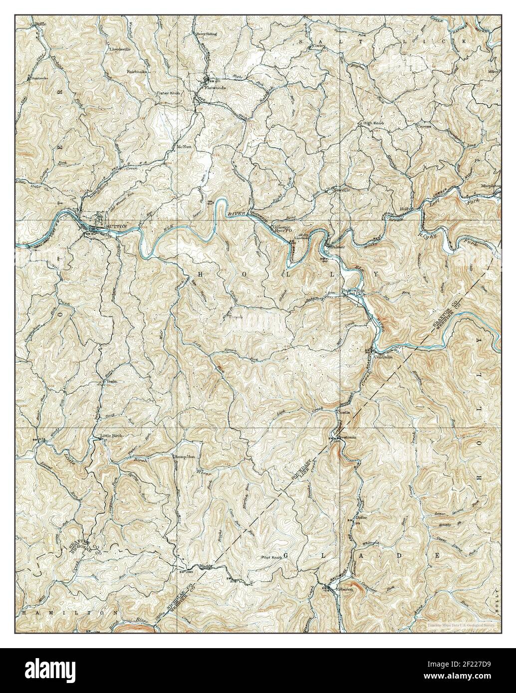 Sutton West Virginia Map Sutton, West Virginia, Map 1908, 1:62500, United States Of America By  Timeless Maps, Data U.s. Geological Survey Stock Photo - Alamy