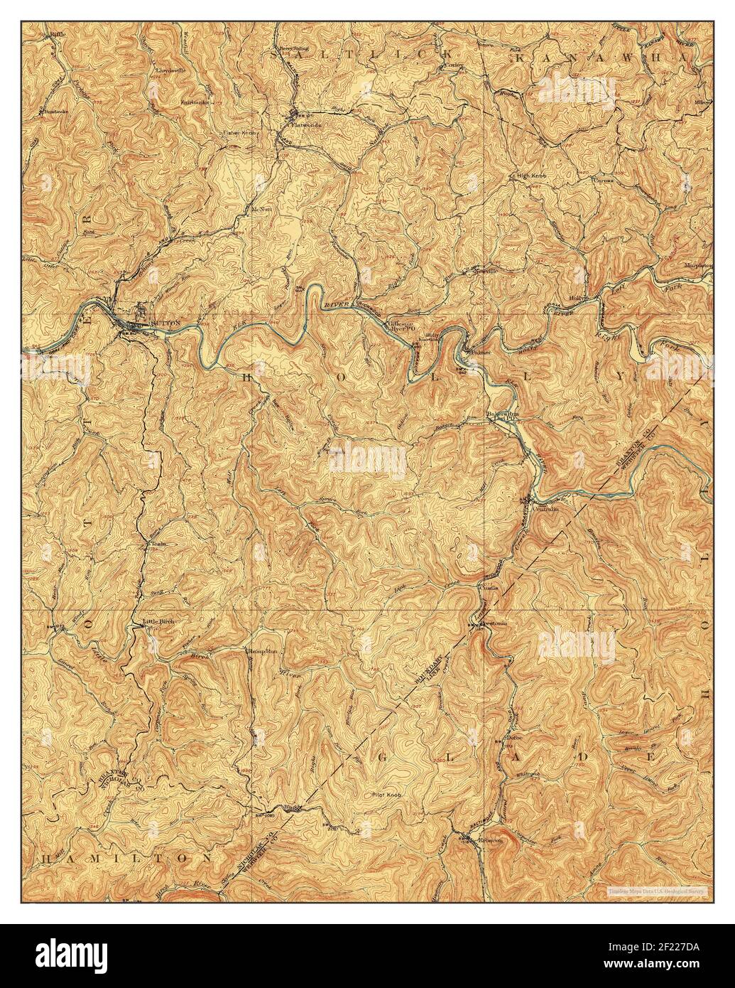 Sutton virginia map hires stock photography and images Alamy