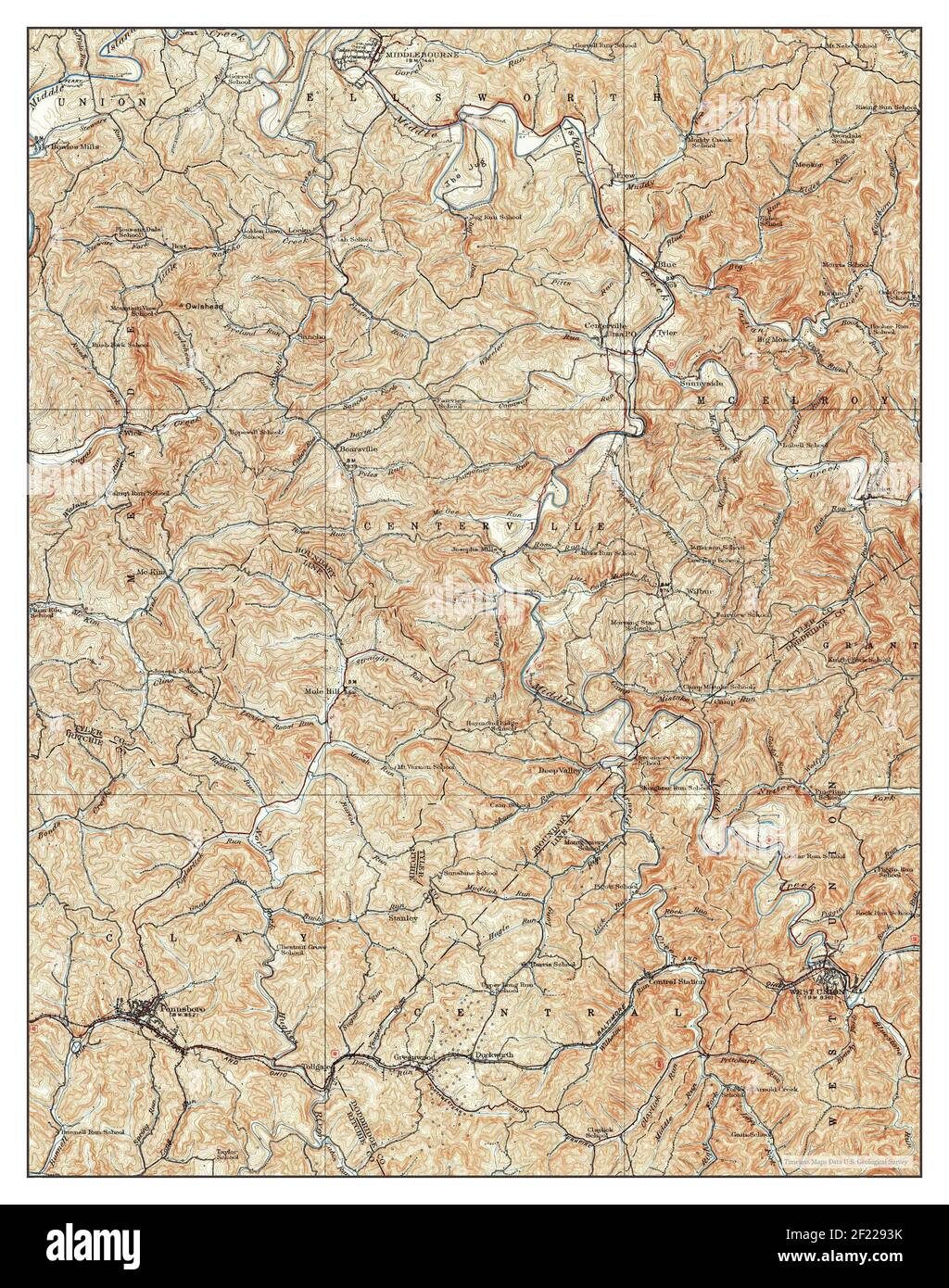 Map of west union virginia hires stock photography and images Alamy