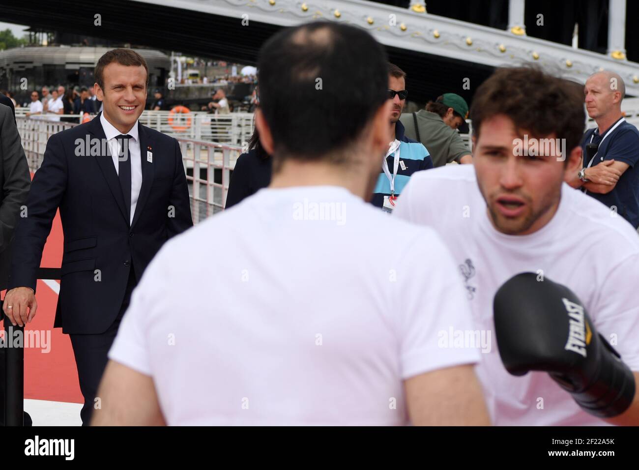 French president emmanuel macron watches hi-res stock photography and  images - Alamy