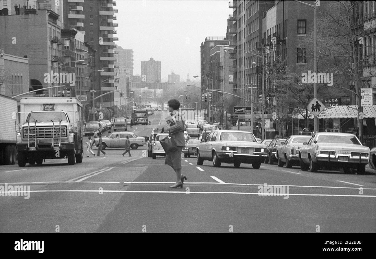 Female pedestrian Black and White Stock Photos & Images - Alamy