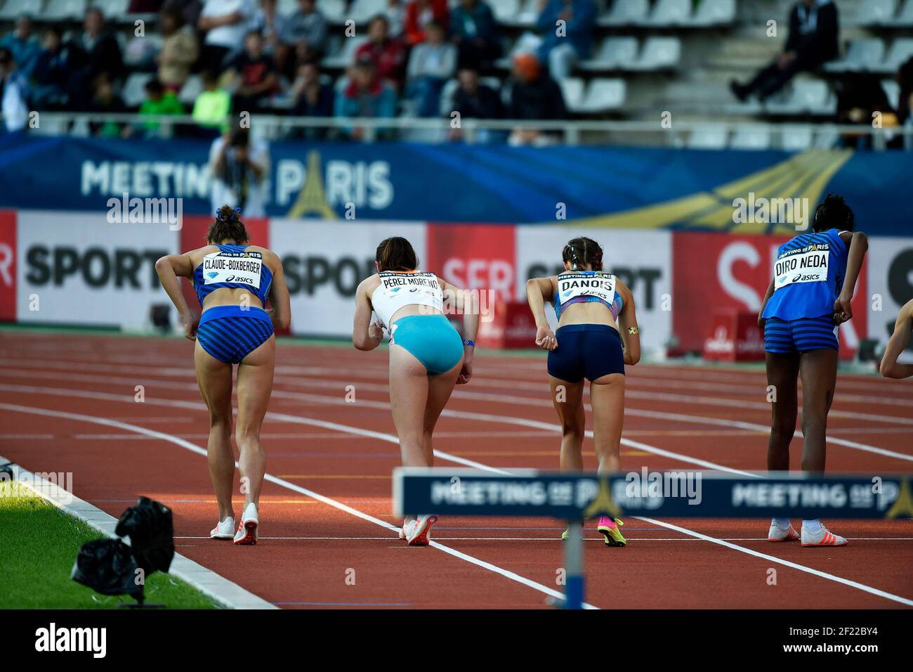 Illustration 3000m SC Women during the Meeting de Paris 2017, at ...