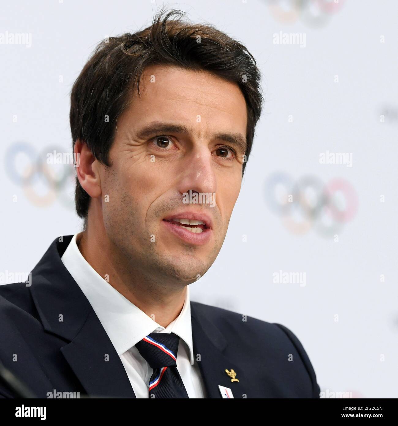 CoPresident of Paris 2024 candidacy Tony Estanguet during Paris 2024