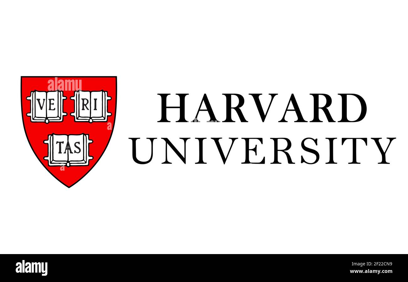 Harvard University logo Stock Photo