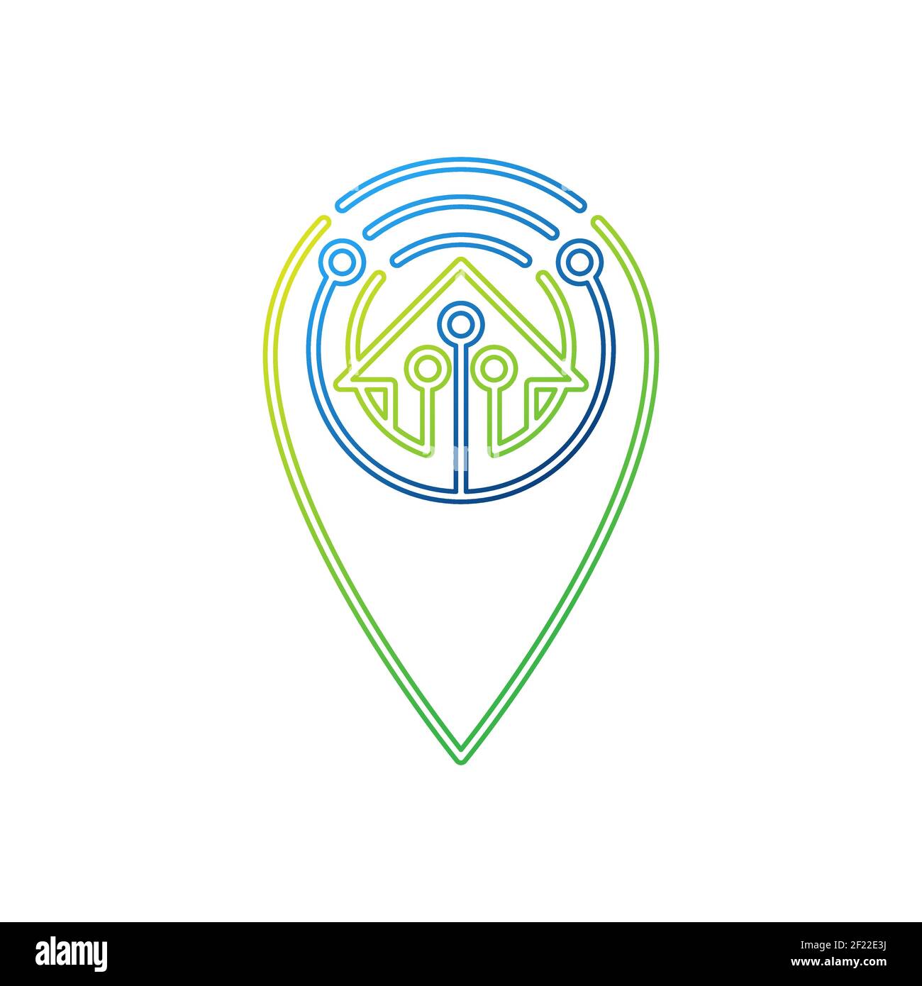 Smart Home Icon Logo Vector design illustration. Smart home logo icon ...