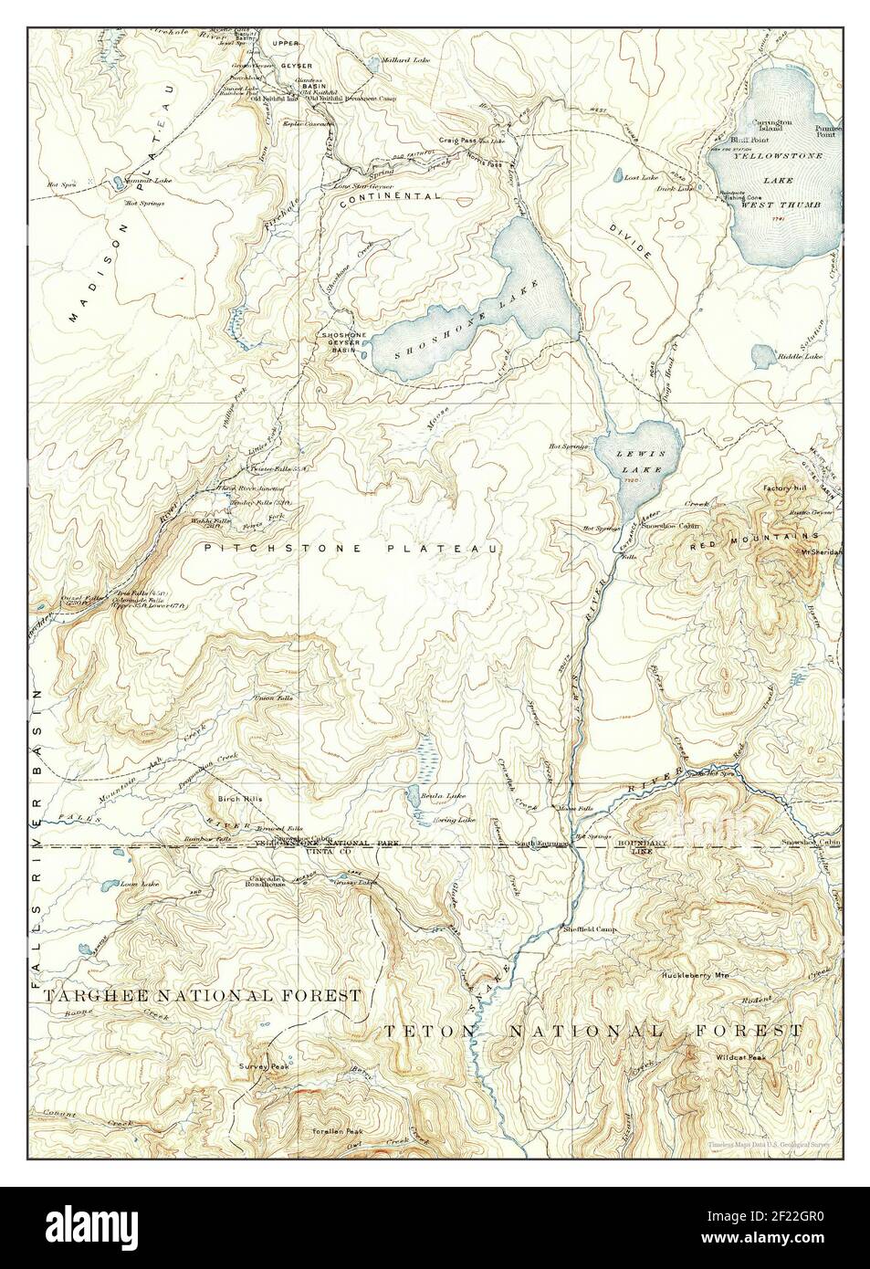 Map of shoshone Cut Out Stock Images & Pictures Alamy