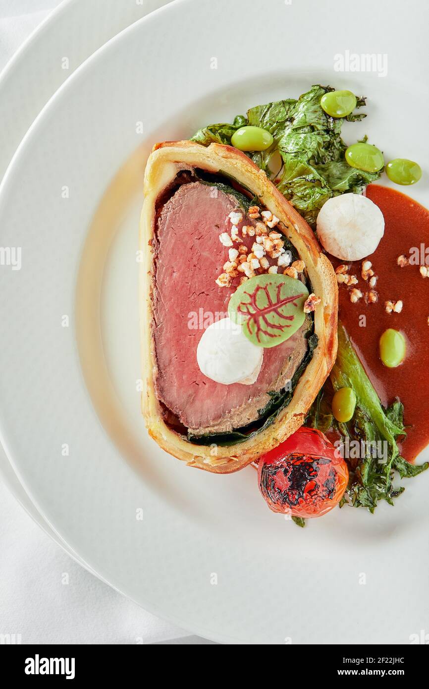 Easter meat roll, meatloaf for Easter dinner. Beautifully decorated