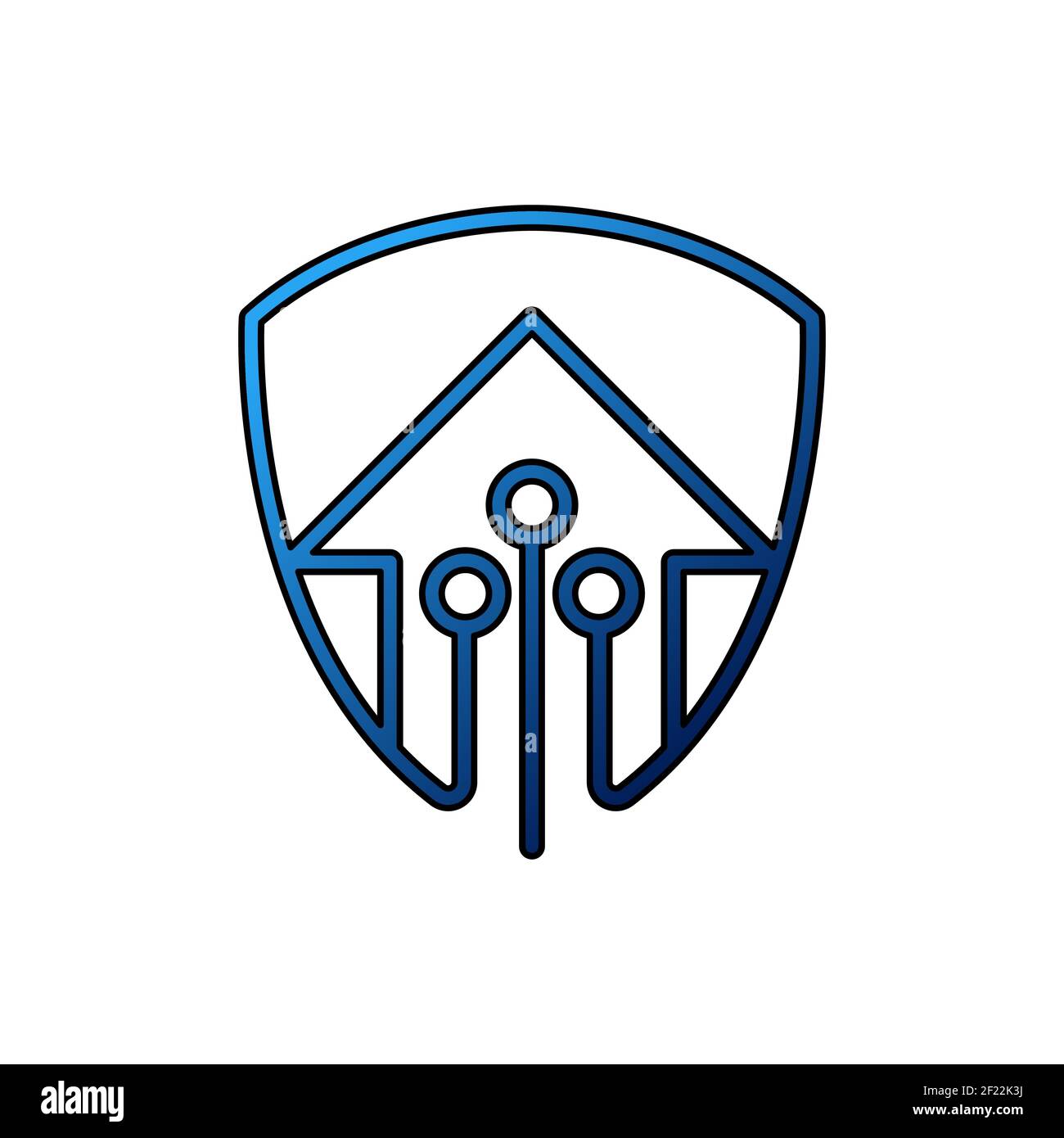 Home Security Logo Icon Vector Design Illustration Home Security With Shield Logo Icon Design Concept For House And Real Estate Smart House Secure D Stock Vector Image Art Alamy
