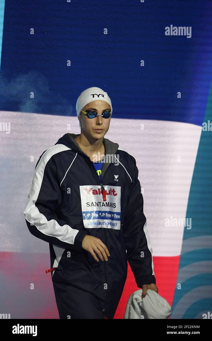 Anna Santamans (FRA) competes on Women's 50 m Freestyle final during ...