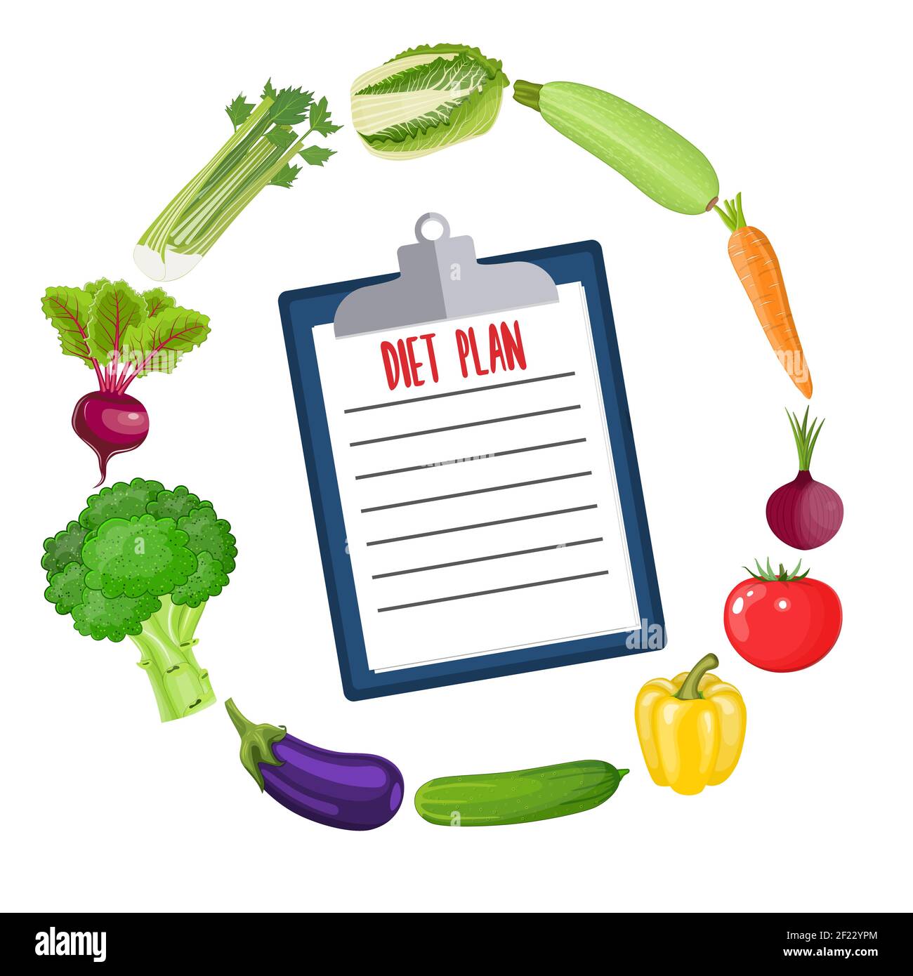 Diet Plan Schedule Stock Vector Image Art Alamy