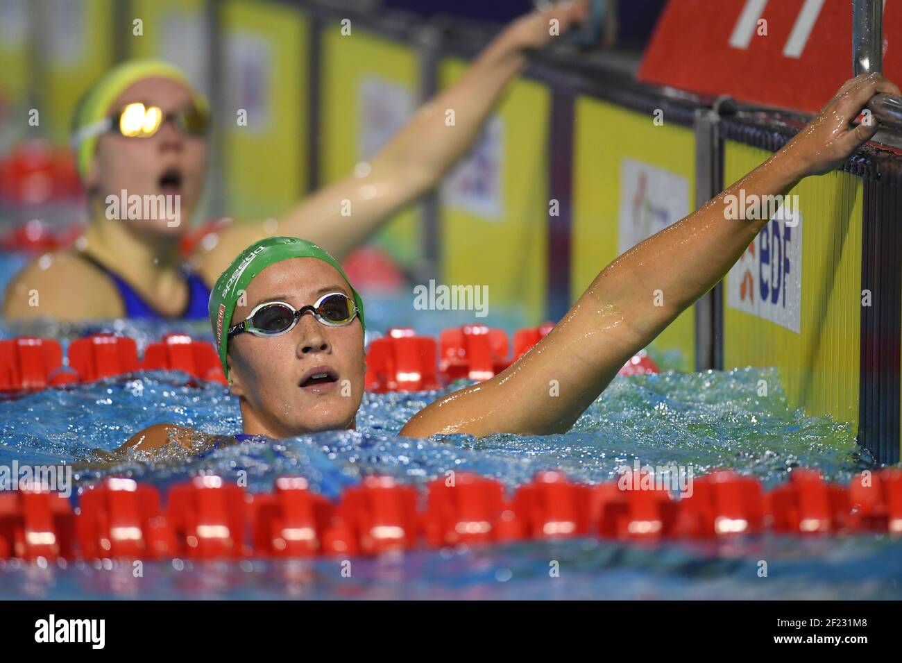 Alizee Morel during the Swimming French Championships short course 2017, at Piscine Olympique Antigone, in Montpellier, France, Day 3 on December 2nd, 2017 - Photo Stéphane Kempinaire / KMSP / DPPI Stock Photo