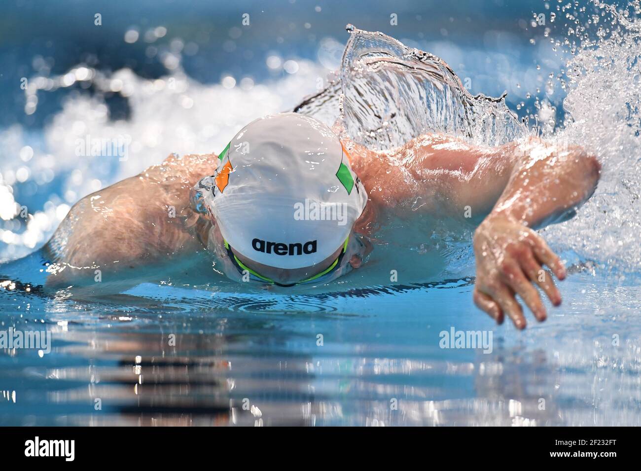 Brendan Hyland (IRL) competres on Men's 200 m Freestyle preliminary during the Swimming European Championship short course 2017, at Royal Arena in Copenhague, Denmark , Day 2, on December 14th, 2017 - Photo Stéphane Kempinaire / KMSP / DPPI Stock Photo
