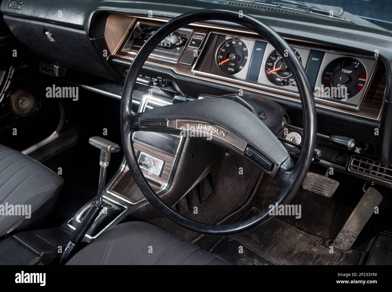 1977 Datsun 200L Japanese sedan car Stock Photo - Alamy
