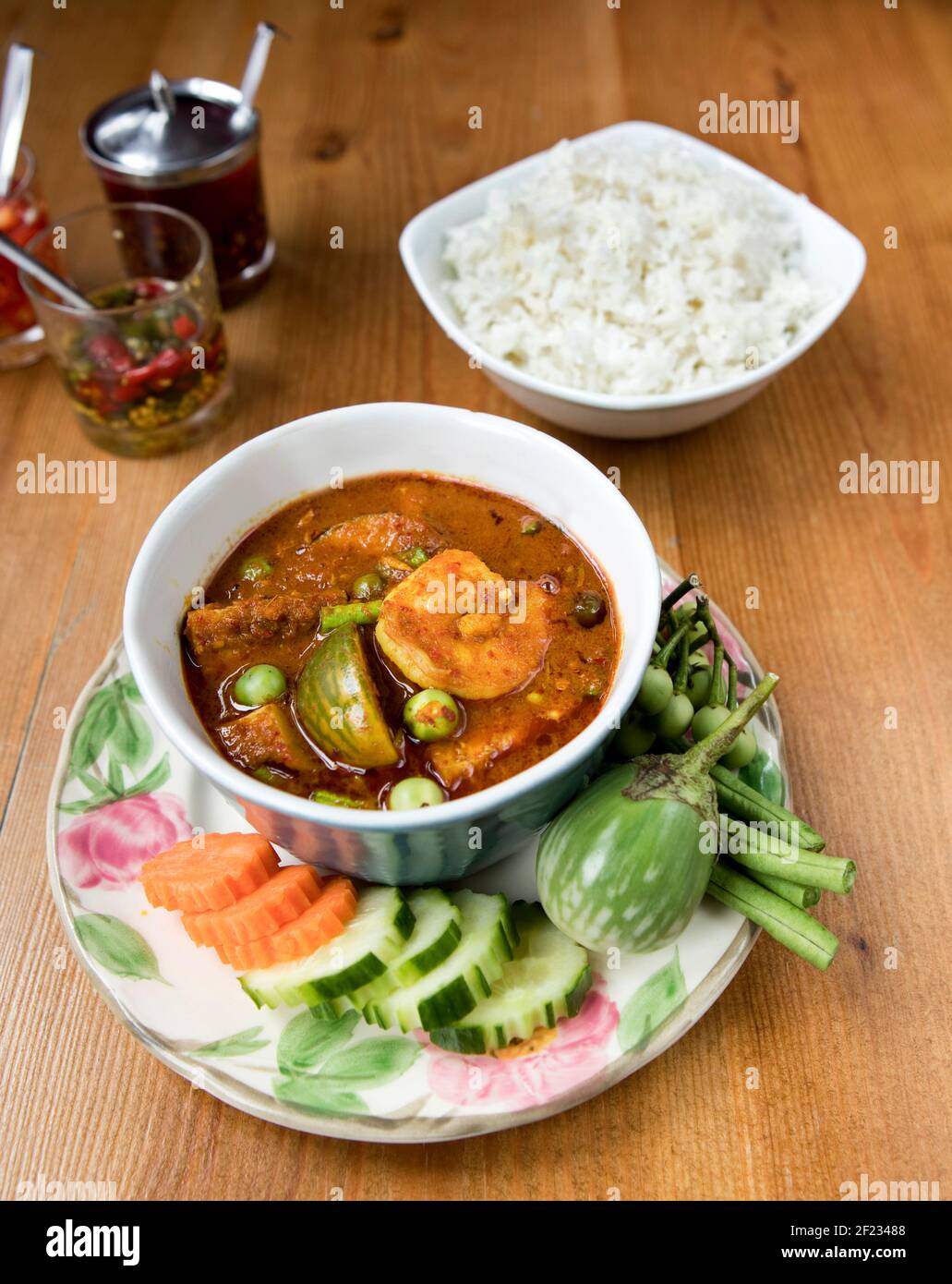 101 Thai Kitchen Pic Shows:  Salted Fish Guts Curry Stock Photo